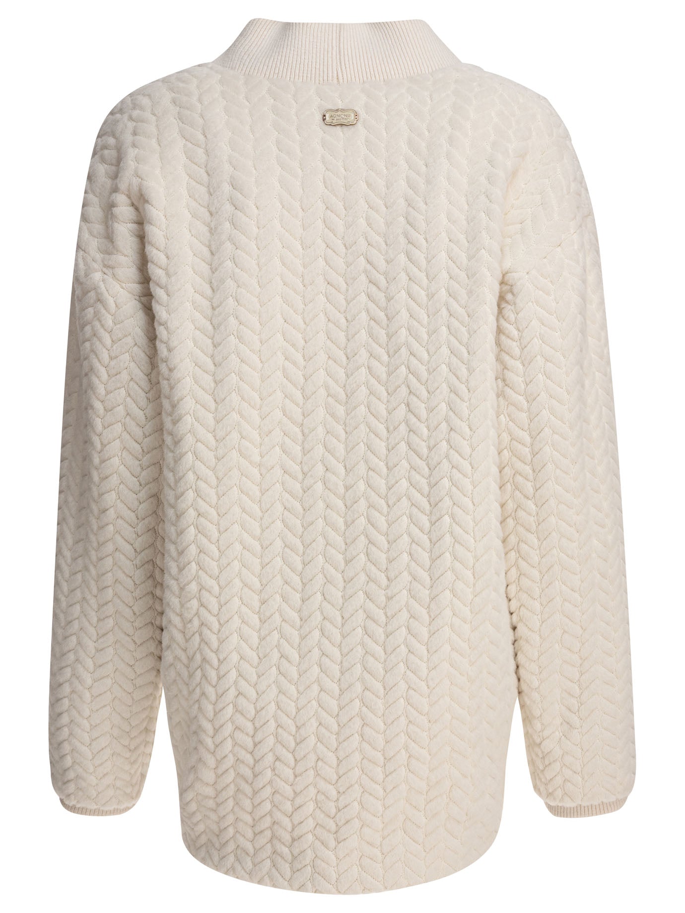 WHITE WOOL COAT Agnona