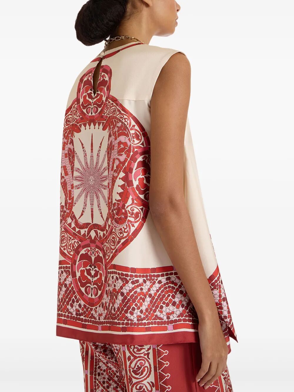"SAN CARLO TOP" SLEEVELESS SHIRT La Double J