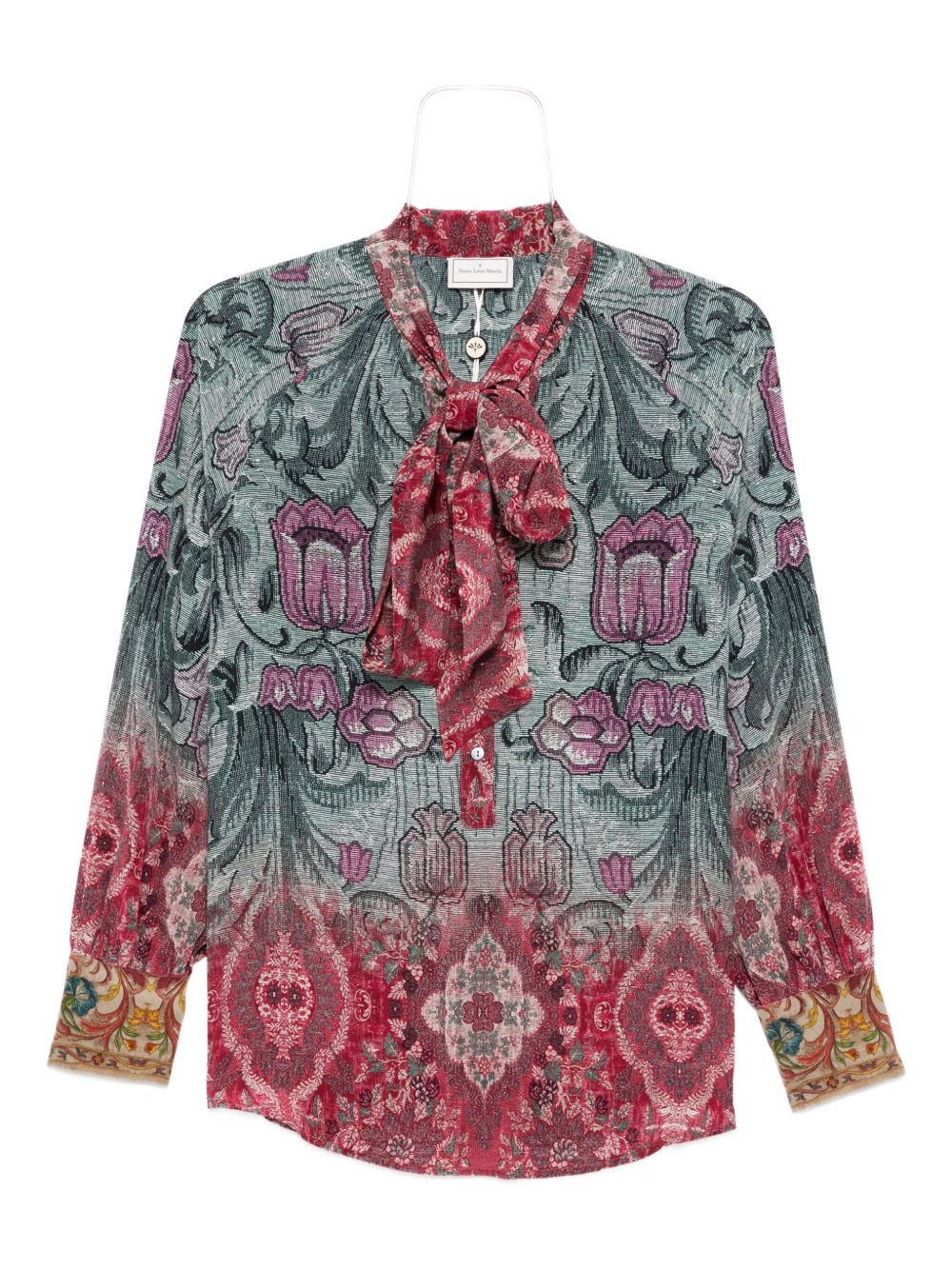 PRINTED SILK SHIRT Pierre Louis Mascia MULTICOLOUR XS