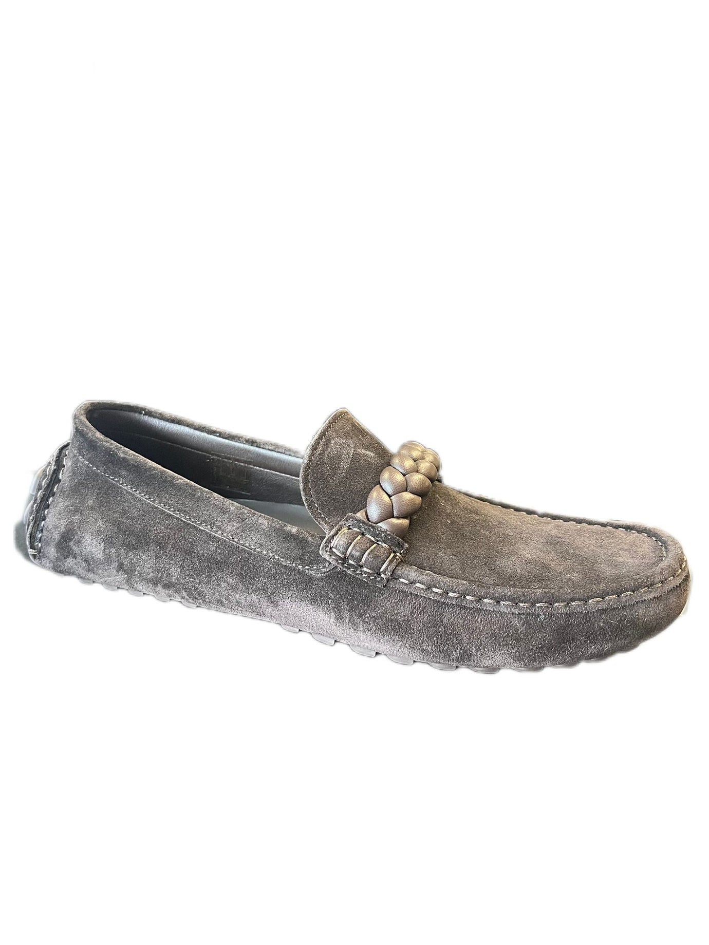 BROWN LEATHER LOAFERS Gianvito Rossi BROWN 41.5