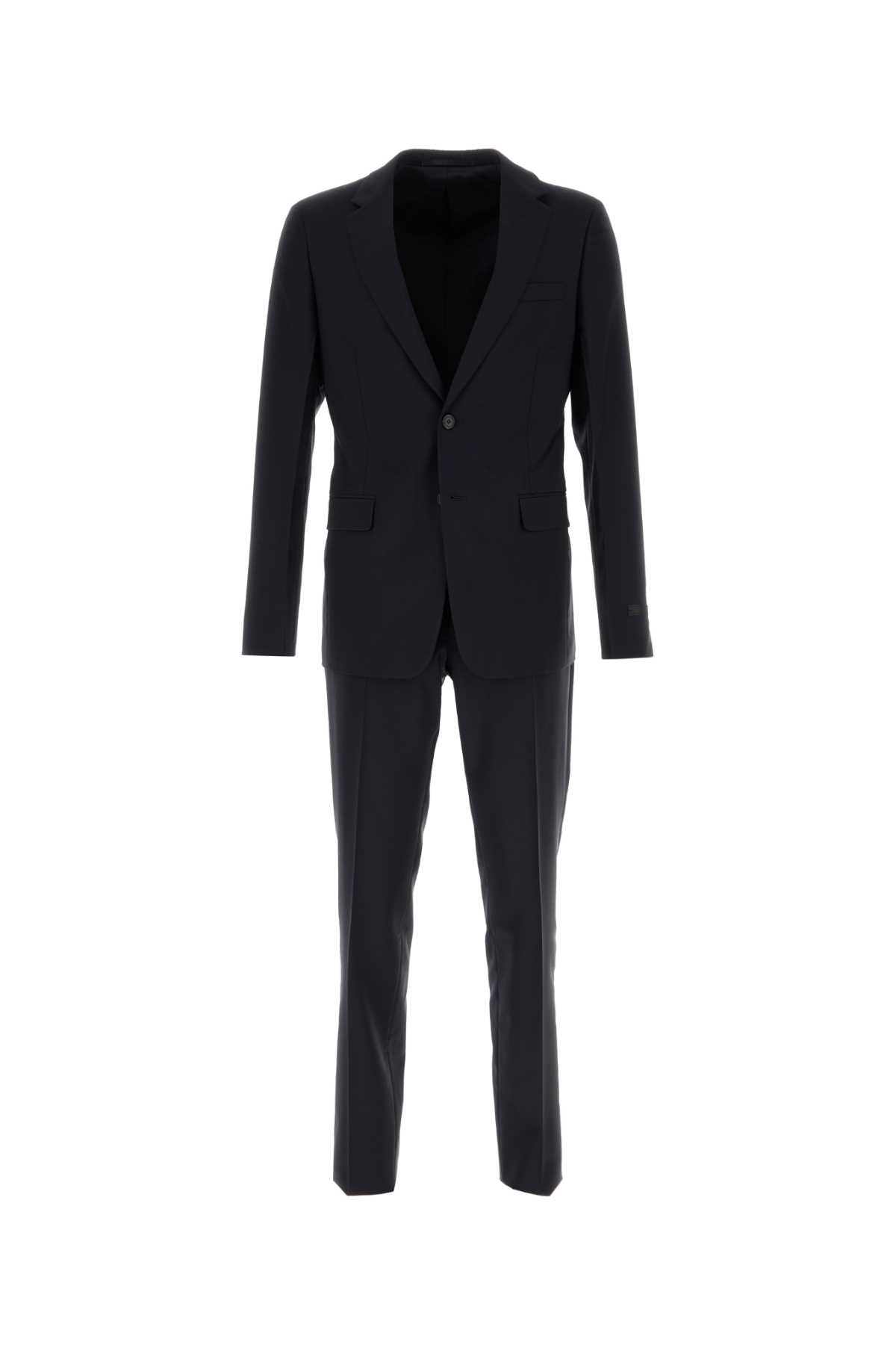 MIDNIGHT BLUE WOOL BLEND SUIT Prada BLUE 44