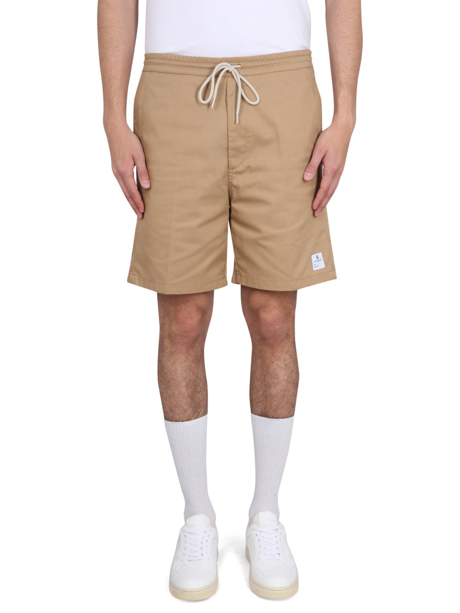 DRAWSTRING BERMUDA SHORTS DEPARTMENT FIVE BEIGE S