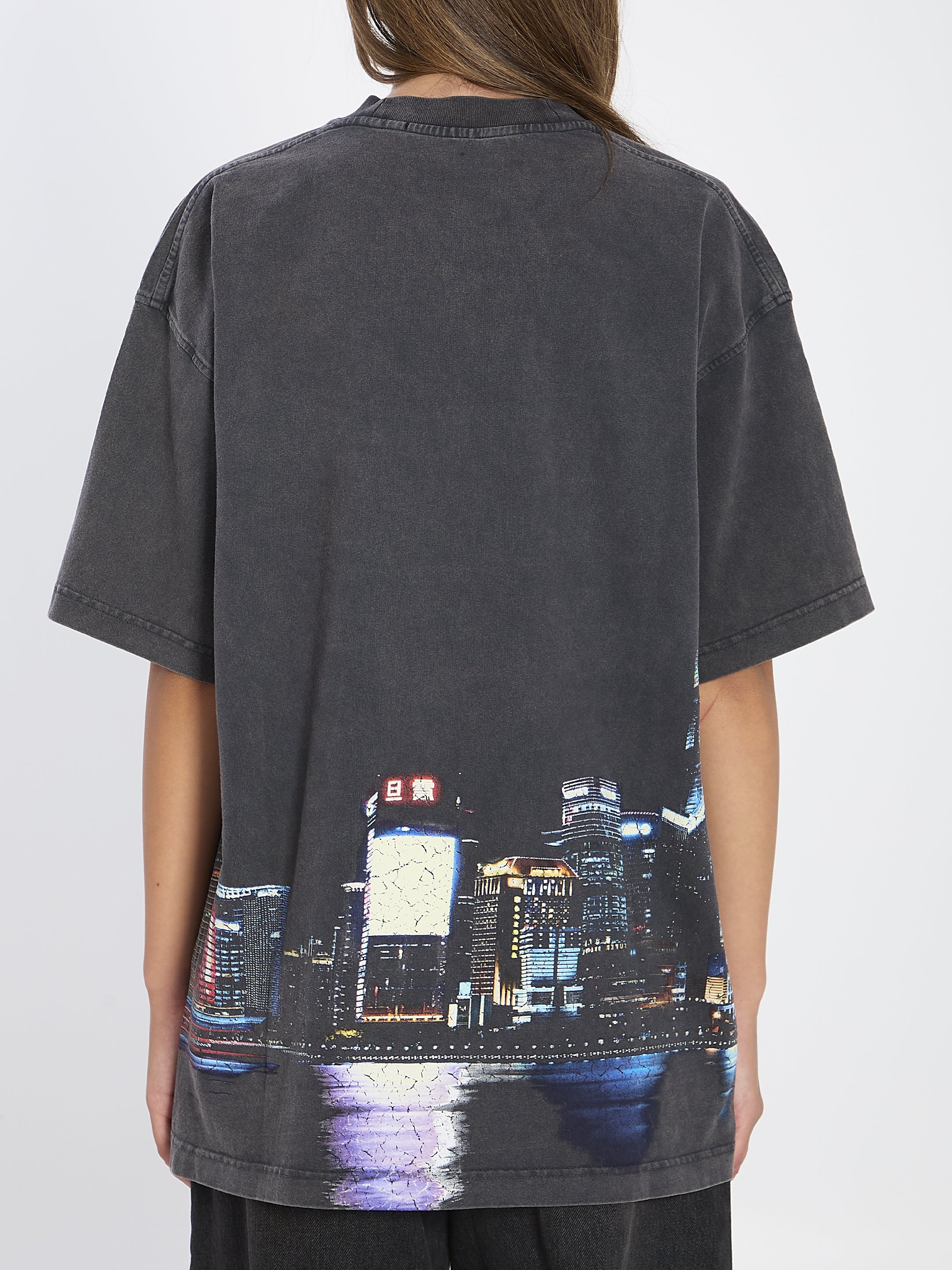 T-SHIRT WITH RHINESTONES Alexander wang