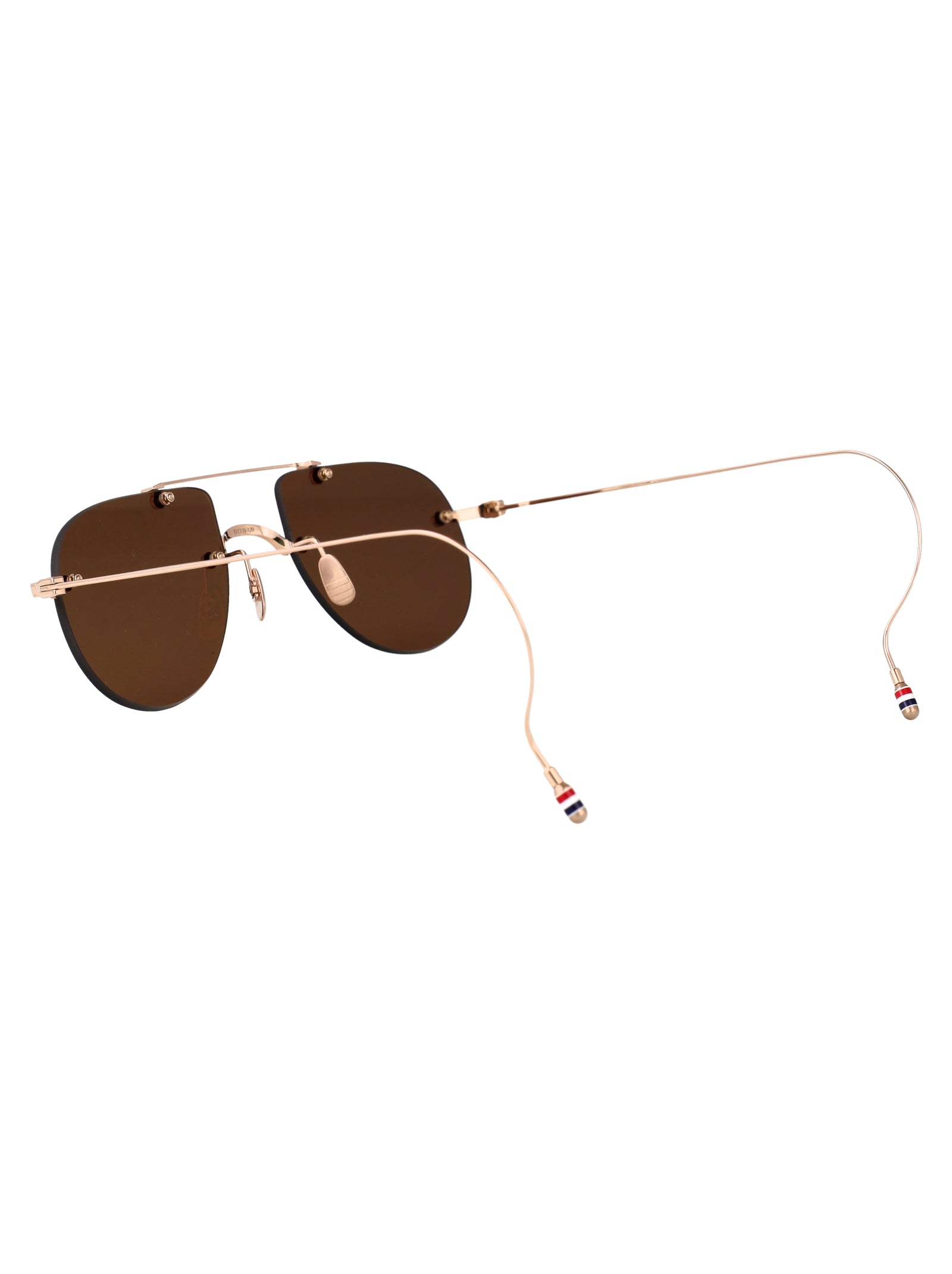 12K GOLD PLATE TITANIUM TITANIUM SUNGLASSES Thom Browne