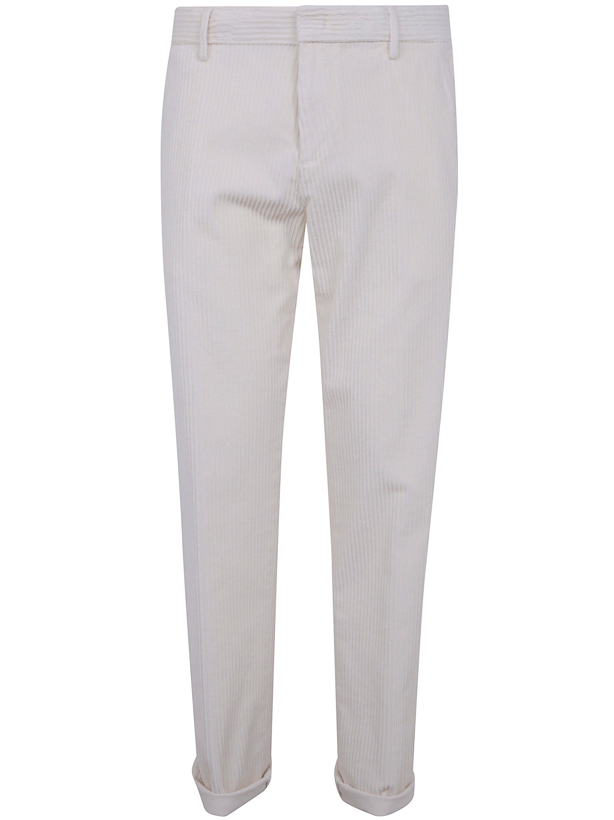 "GAUBERT RELAX" TROUSERS Dondup WHITE 32