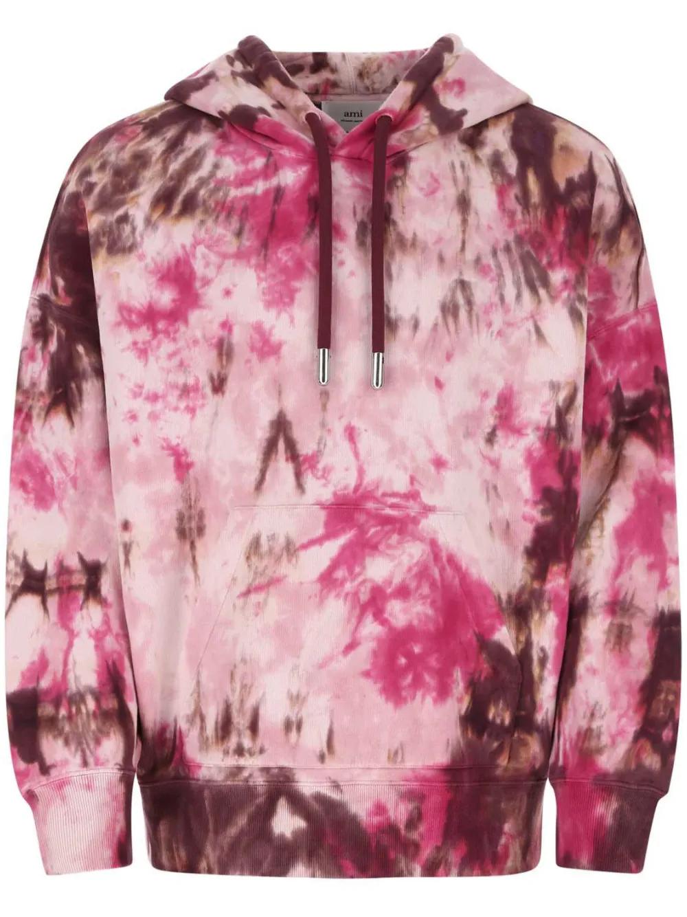 TIEDYE PATTERN SWEATSHIRT AMI Paris MULTICOLOUR S