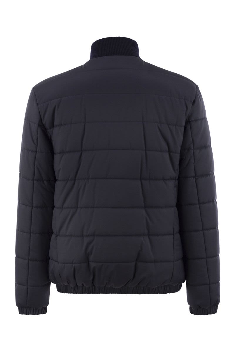 TECHNICAL FABRIC BOMBER JACKET Kiton