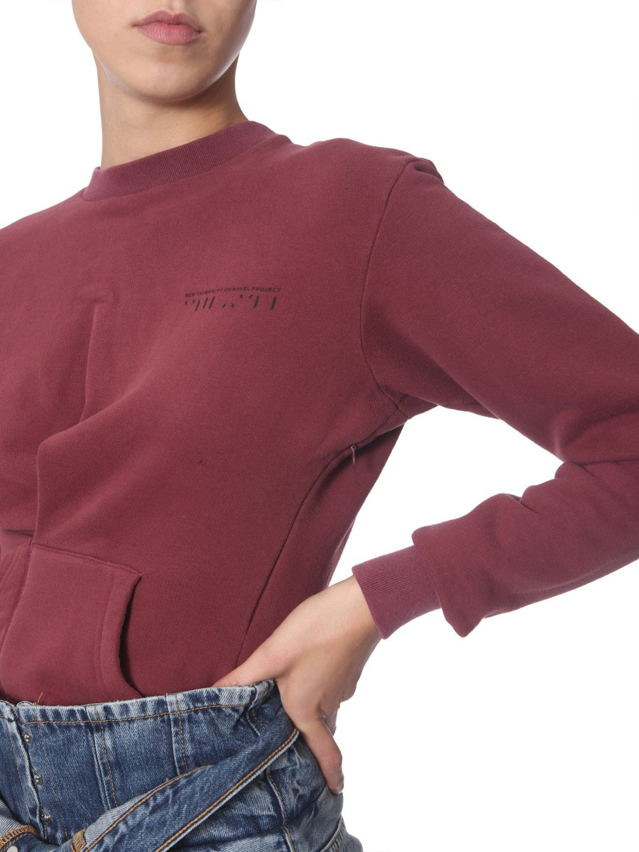 CREW NECK SWEATSHIRT UNRAVEL