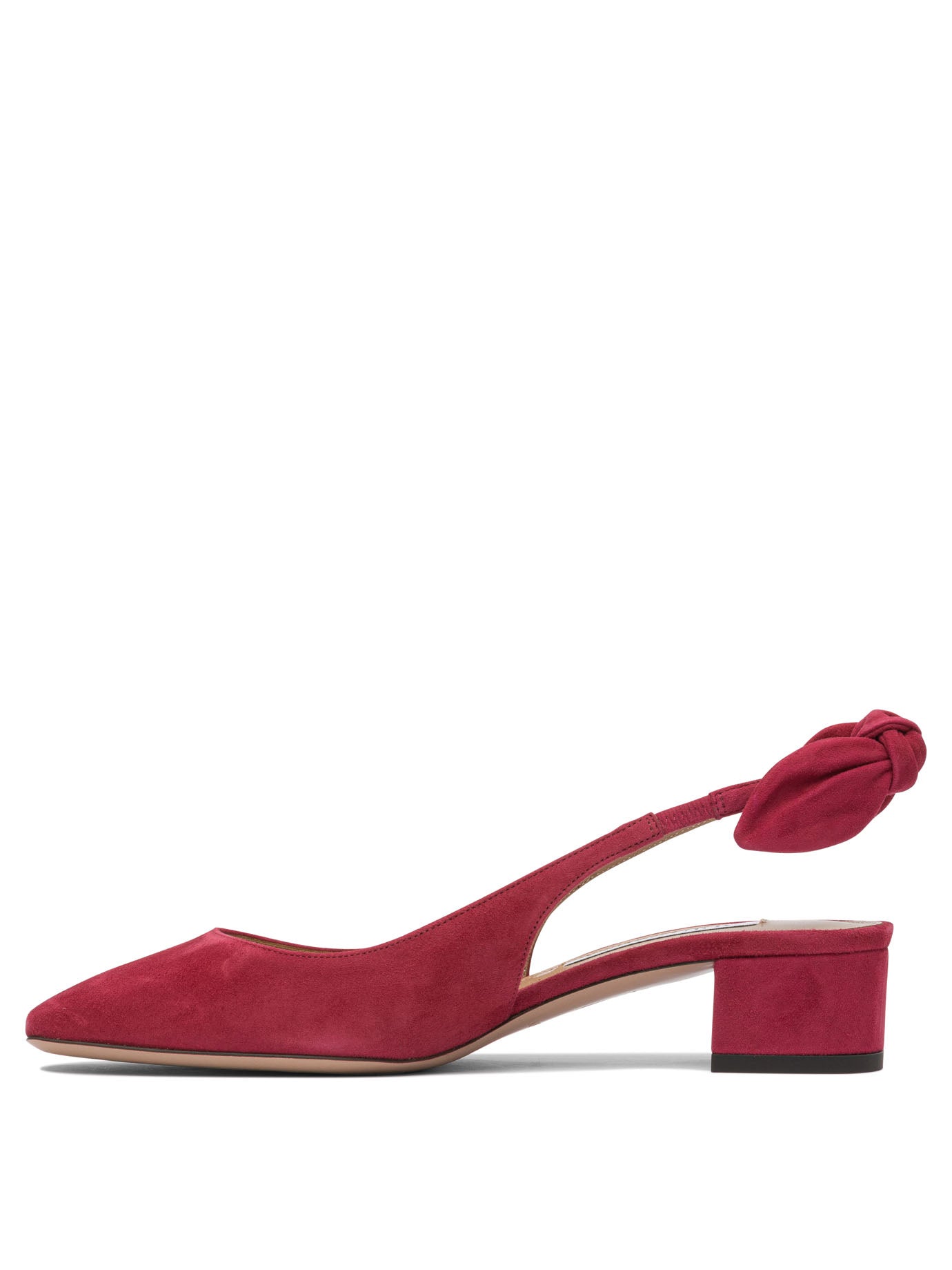 RED CALF LEATHER HEELED SHOES Aquazzura