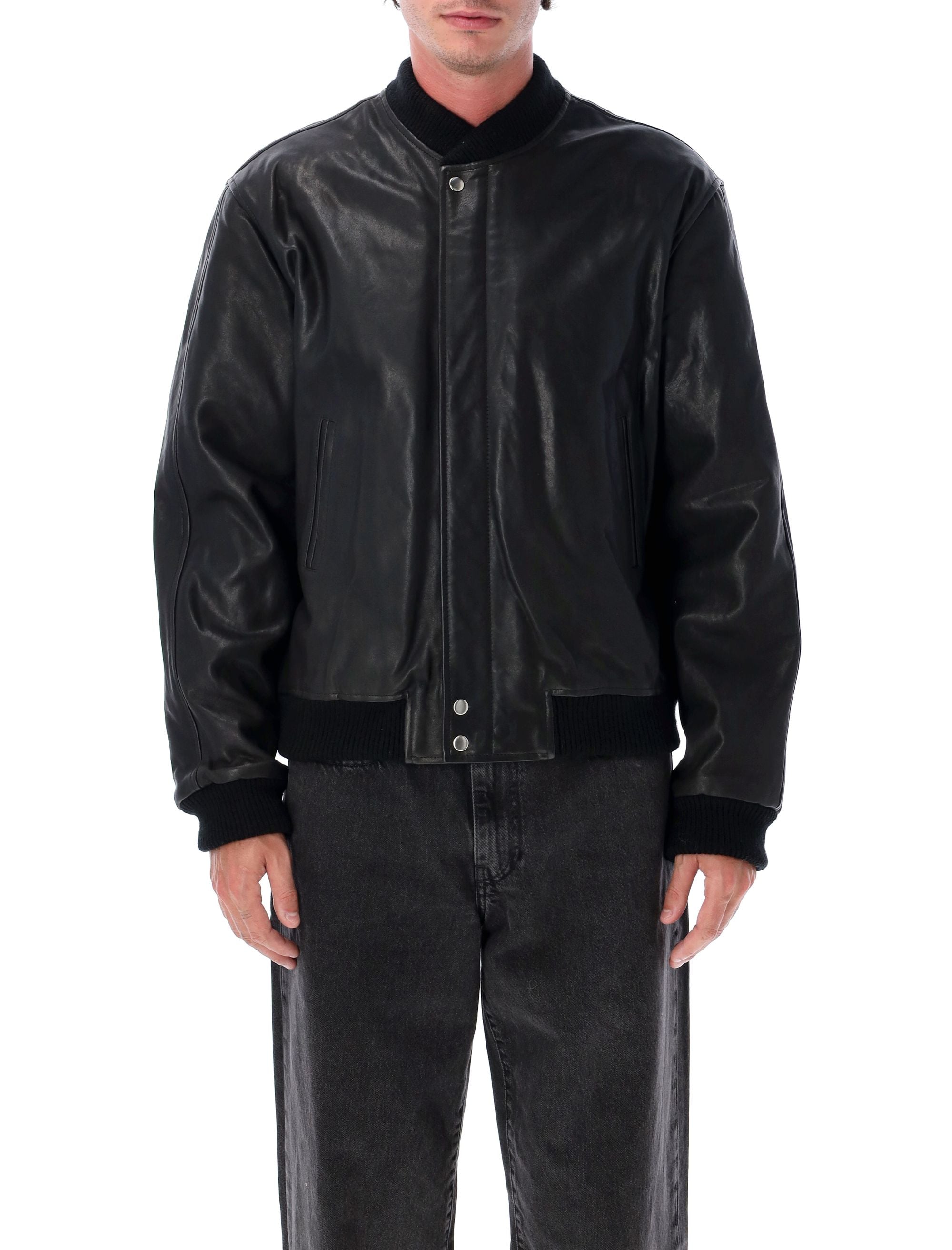 BLAIKE LEATHER BOMBER Isabel Marant BLACK M