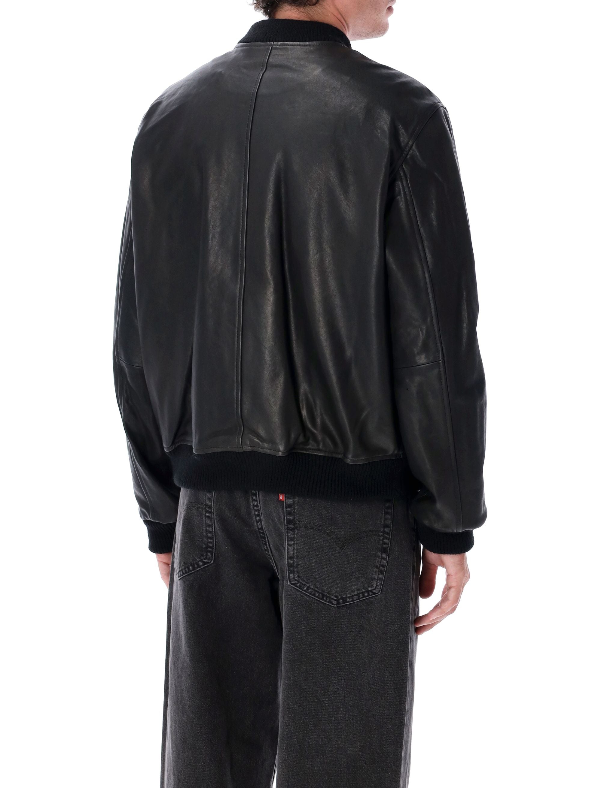 BLAIKE LEATHER BOMBER Isabel Marant
