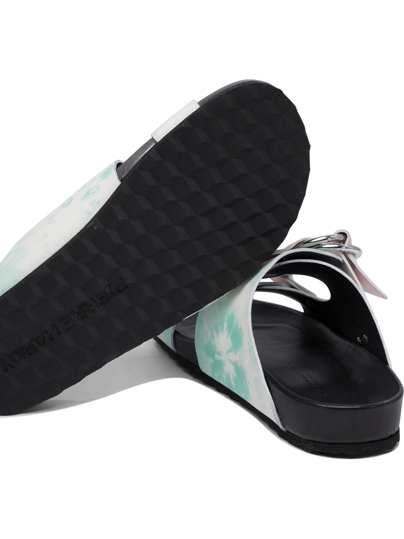 LEATHER BLACK SANDALS Pierre Hardy