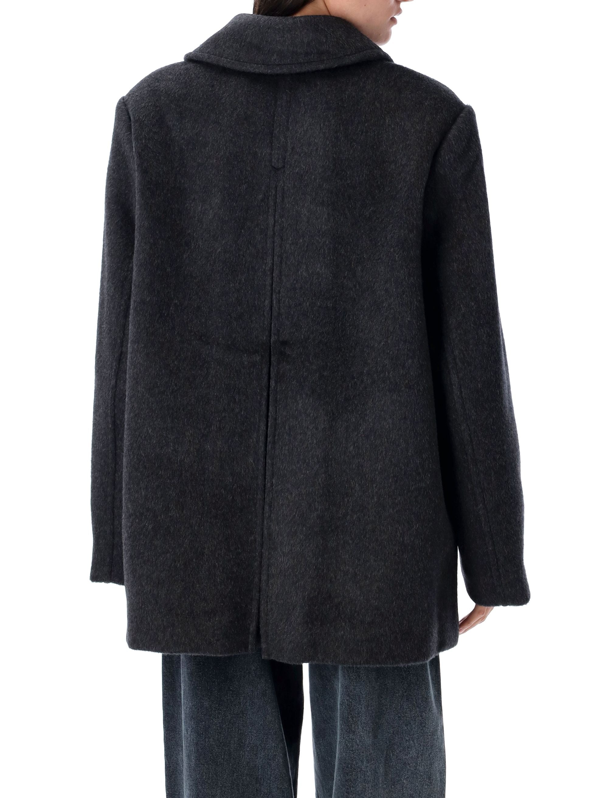 DOUBLE WOOL PEACOT Ganni