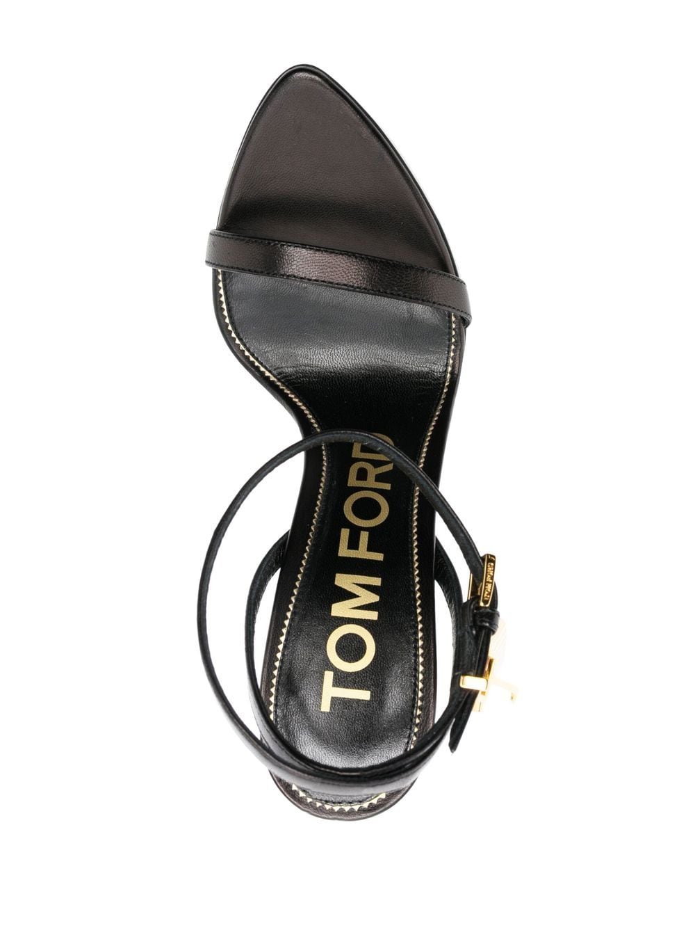 HEELED LEATHER SANDALS Tom Ford