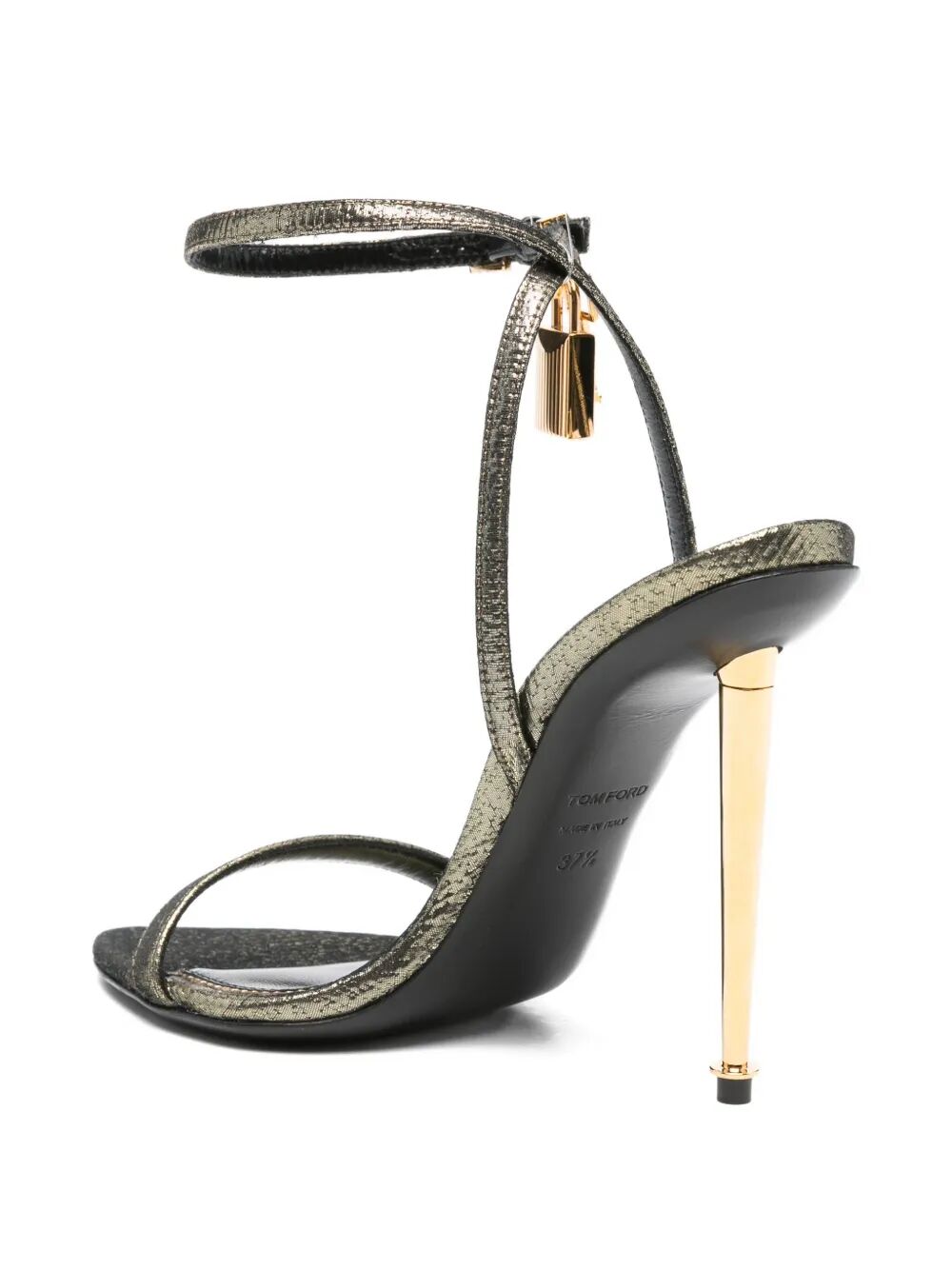 115MM PADLOCK STILETTO HEEL SANDALS Tom Ford