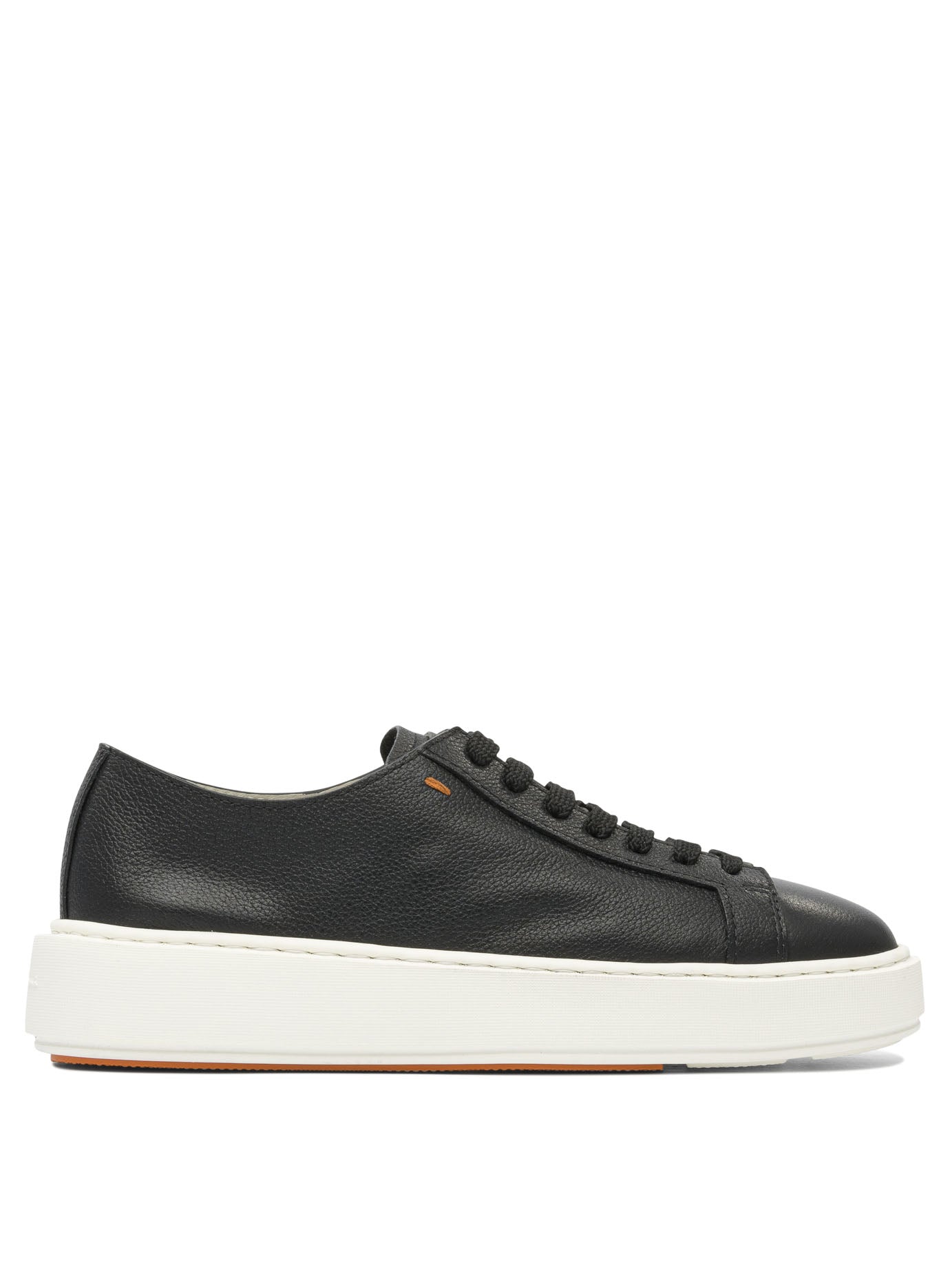 BLACK RUBBER SNEAKERS Santoni BLACK 39