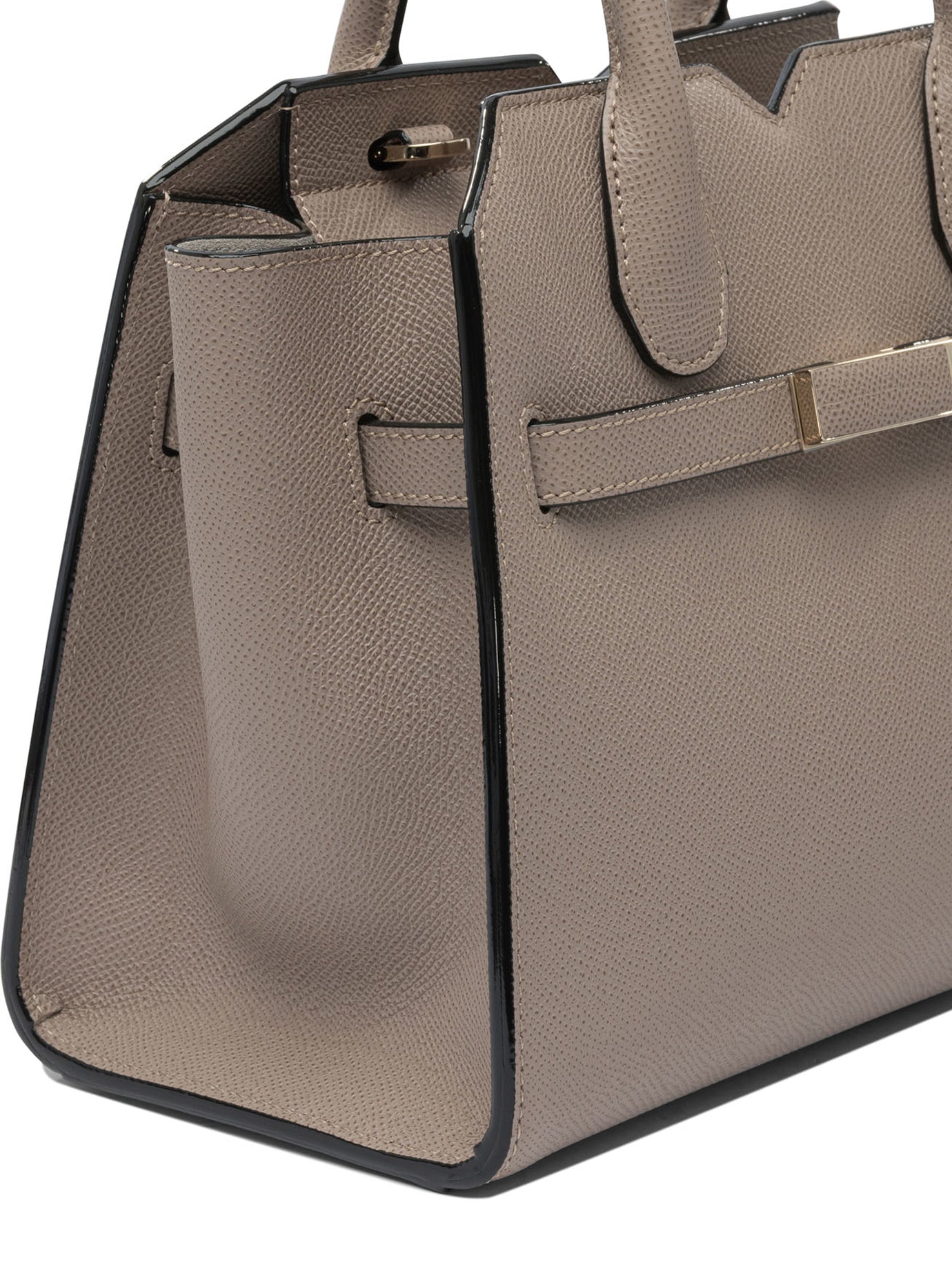 GREY CALF LEATHER HANDBAG Valextra
