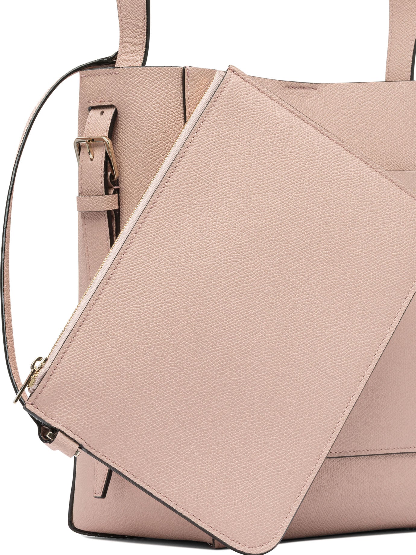 PINK CALF LEATHER HANDBAG Valextra