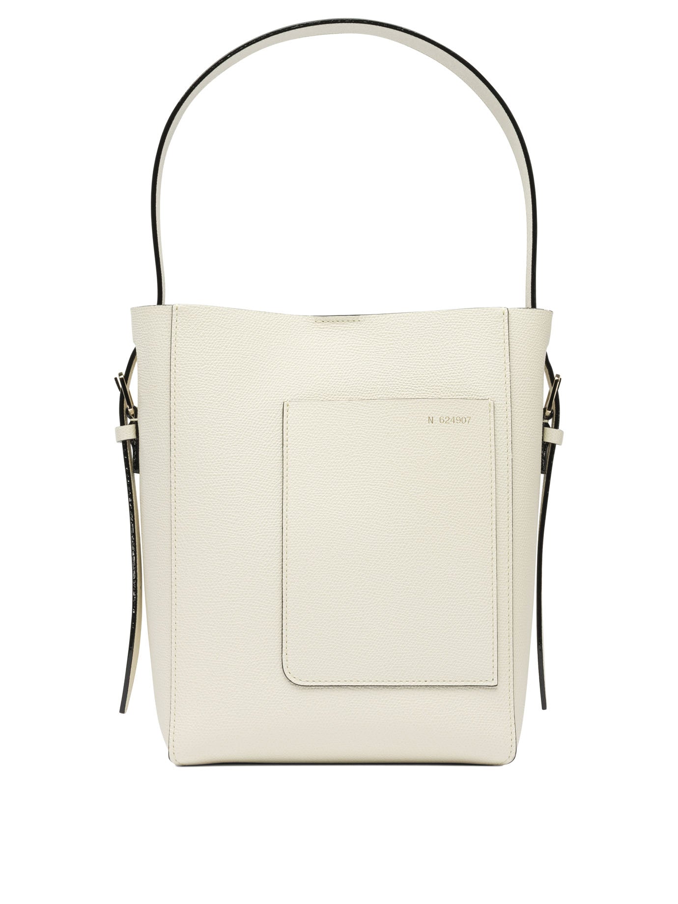 WHITE CALF LEATHER HANDBAG Valextra WHITE U