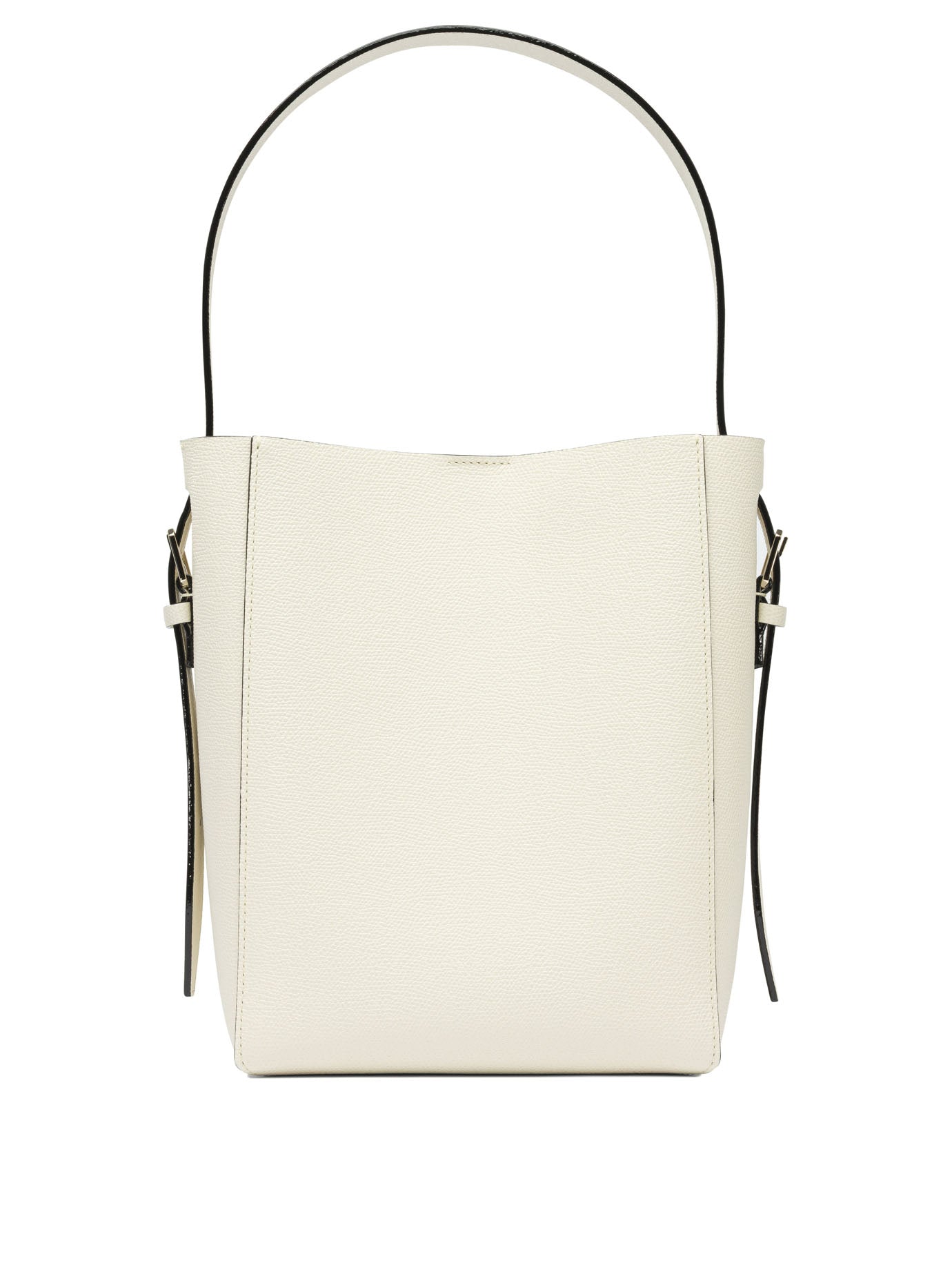 WHITE CALF LEATHER HANDBAG Valextra