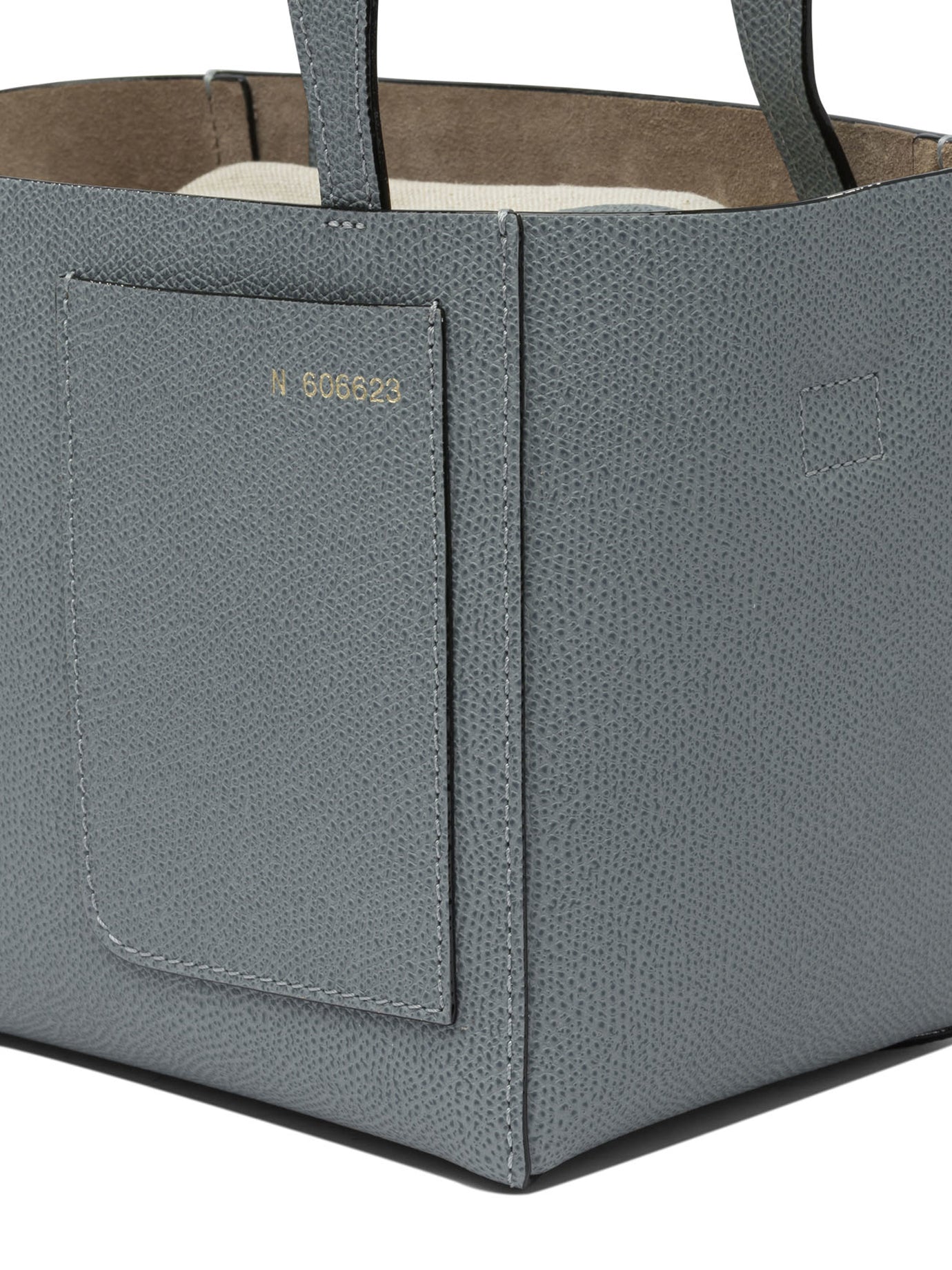 LIGHT BLUE CALF LEATHER HANDBAG Valextra