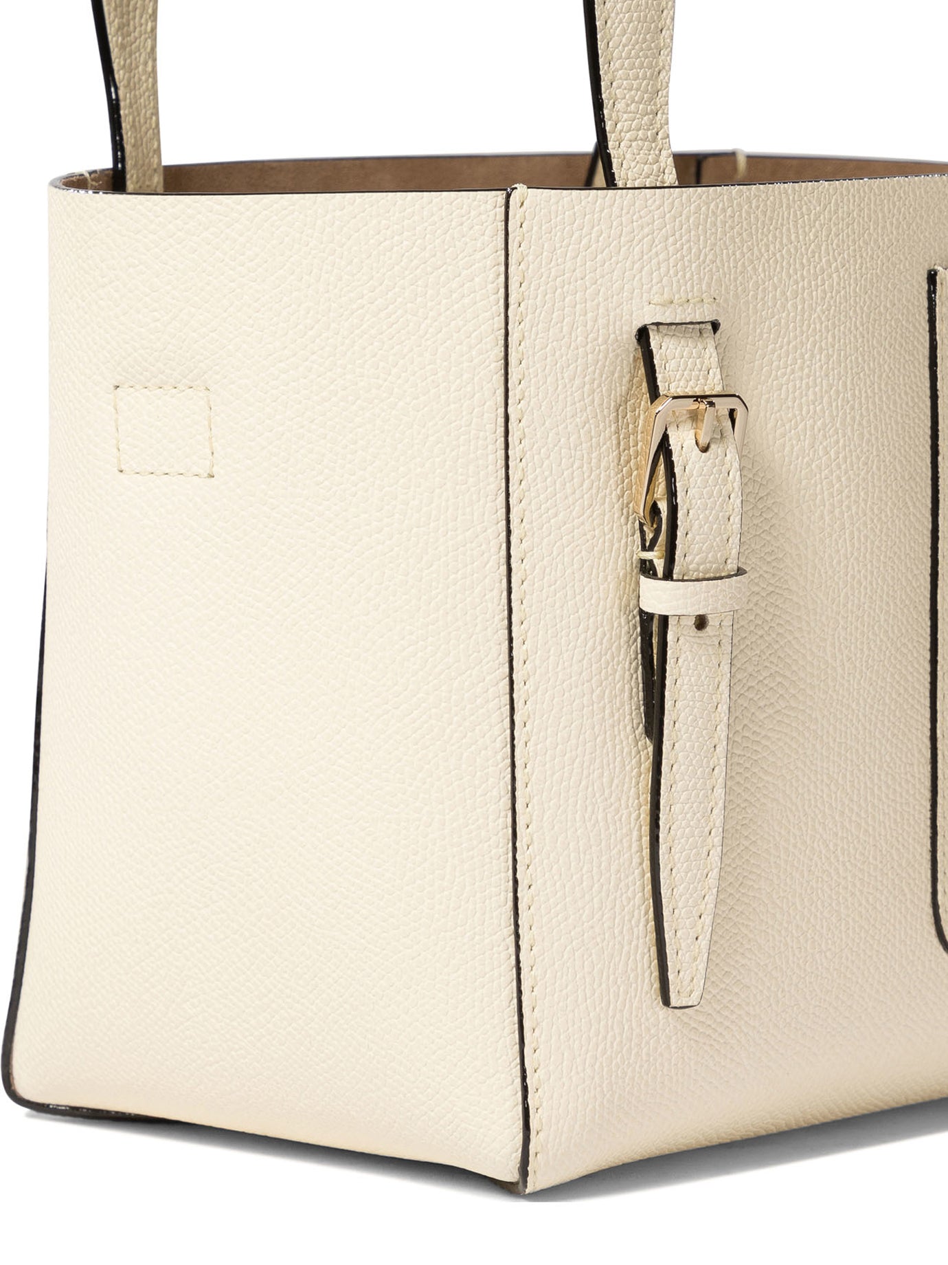 WHITE CALF LEATHER HANDBAG Valextra