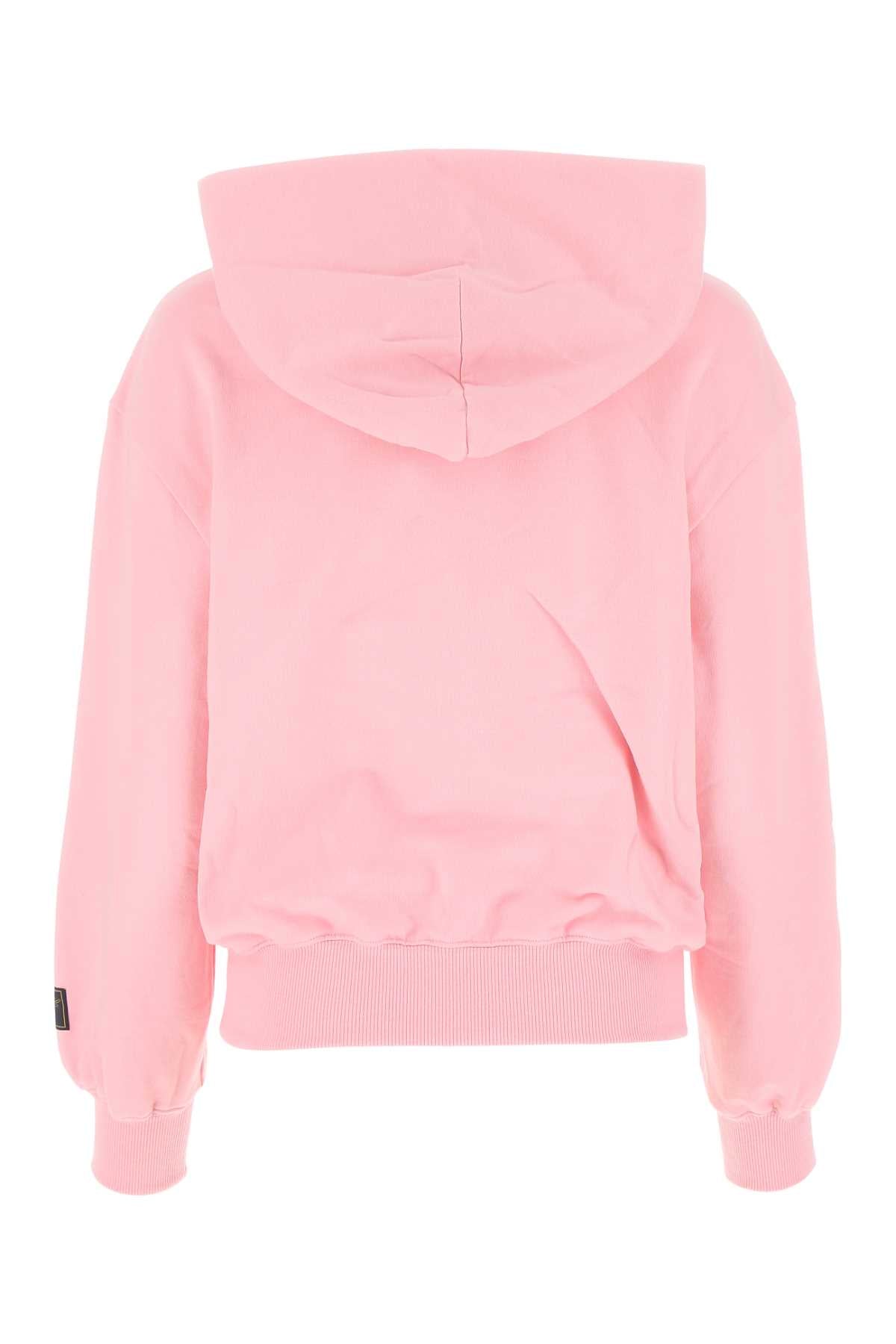 PINK COTTON SWEATSHIRT WE11DONE