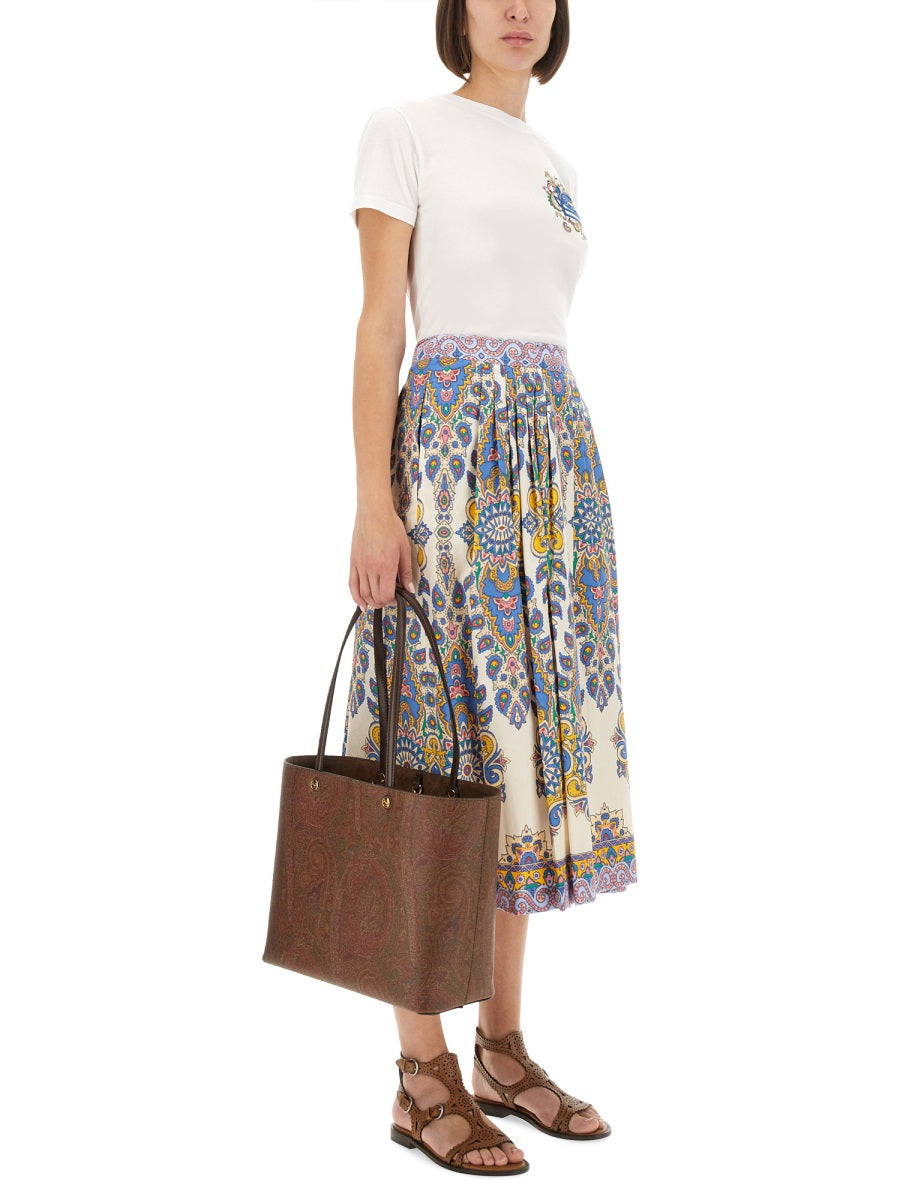 PAISLEY PRINT MIDI SKIRT Etro