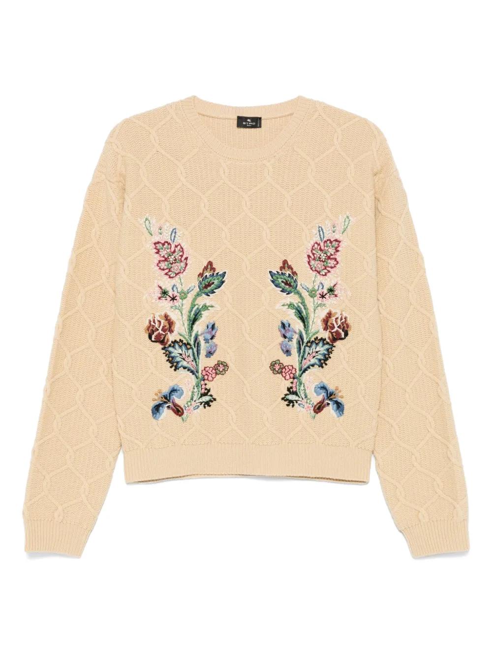 FLORAL EMBROIDERY SWEATER Etro M3791 44