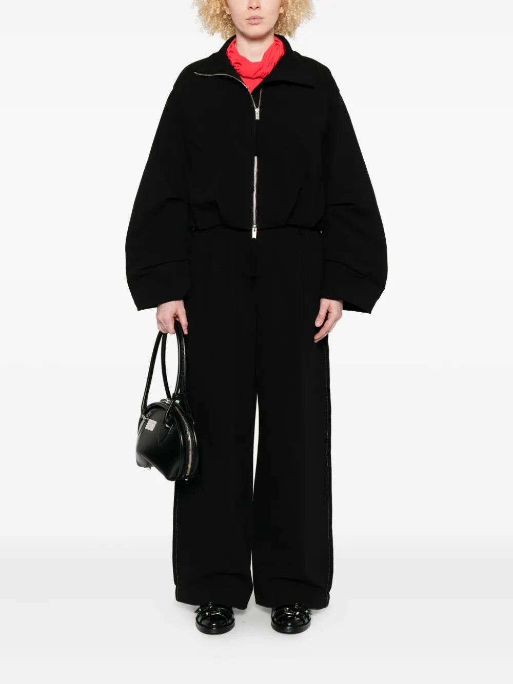 HIGH NECK CROPPED JACKET THOM KROM