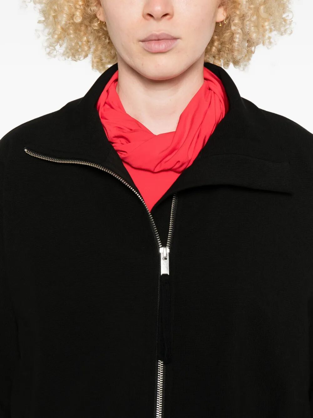 HIGH NECK CROPPED JACKET THOM KROM
