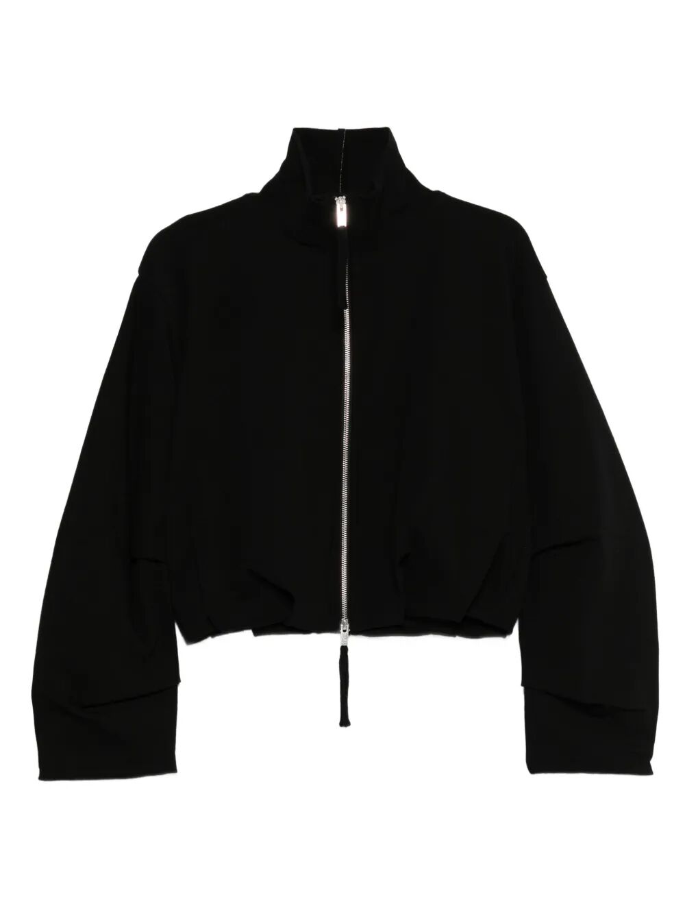 HIGH NECK CROPPED JACKET THOM KROM BLACK XS
