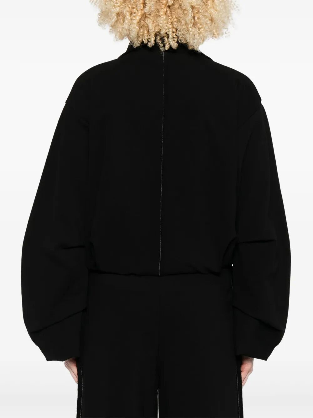 HIGH NECK CROPPED JACKET THOM KROM