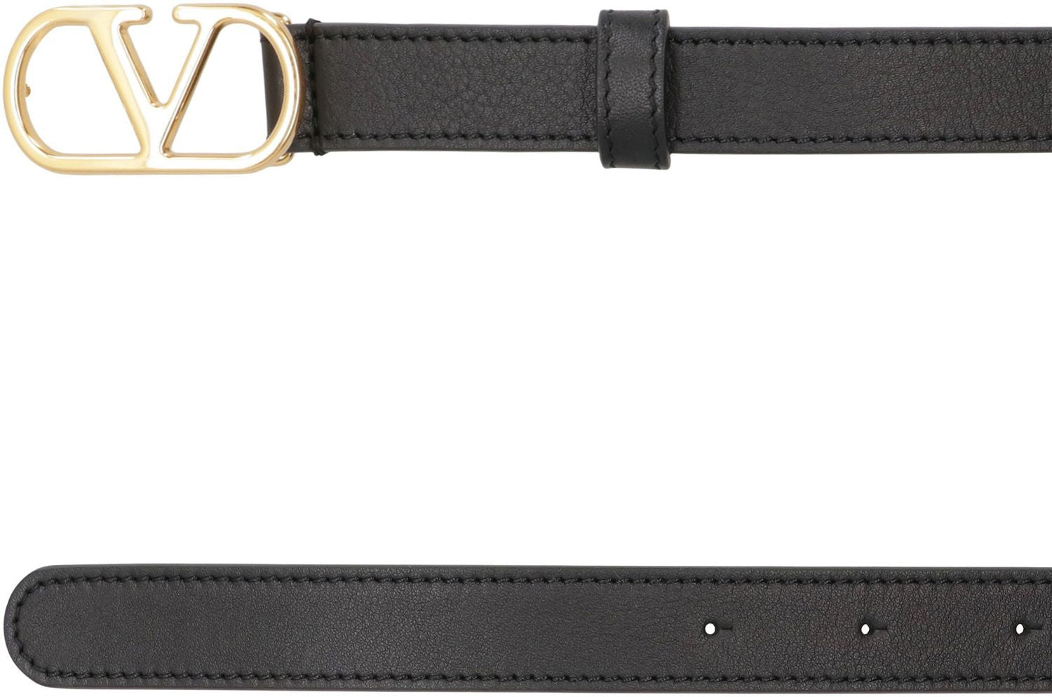 VLOGO SIGNATURE LEATHER BELT Valentino Garavani
