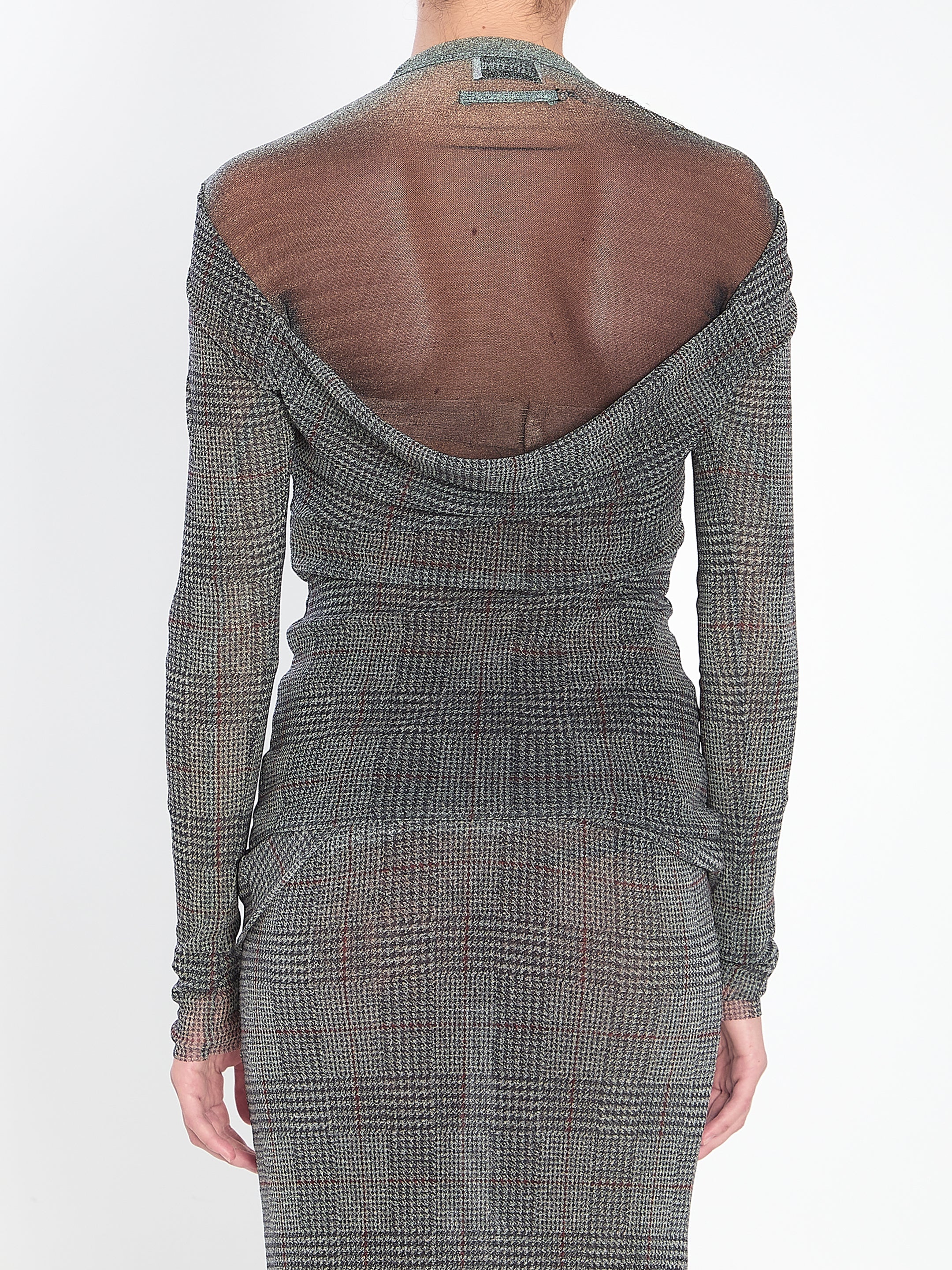BODY SHADOW AND PRINCE OF WALES TOP JEAN PAUL GAULTIER