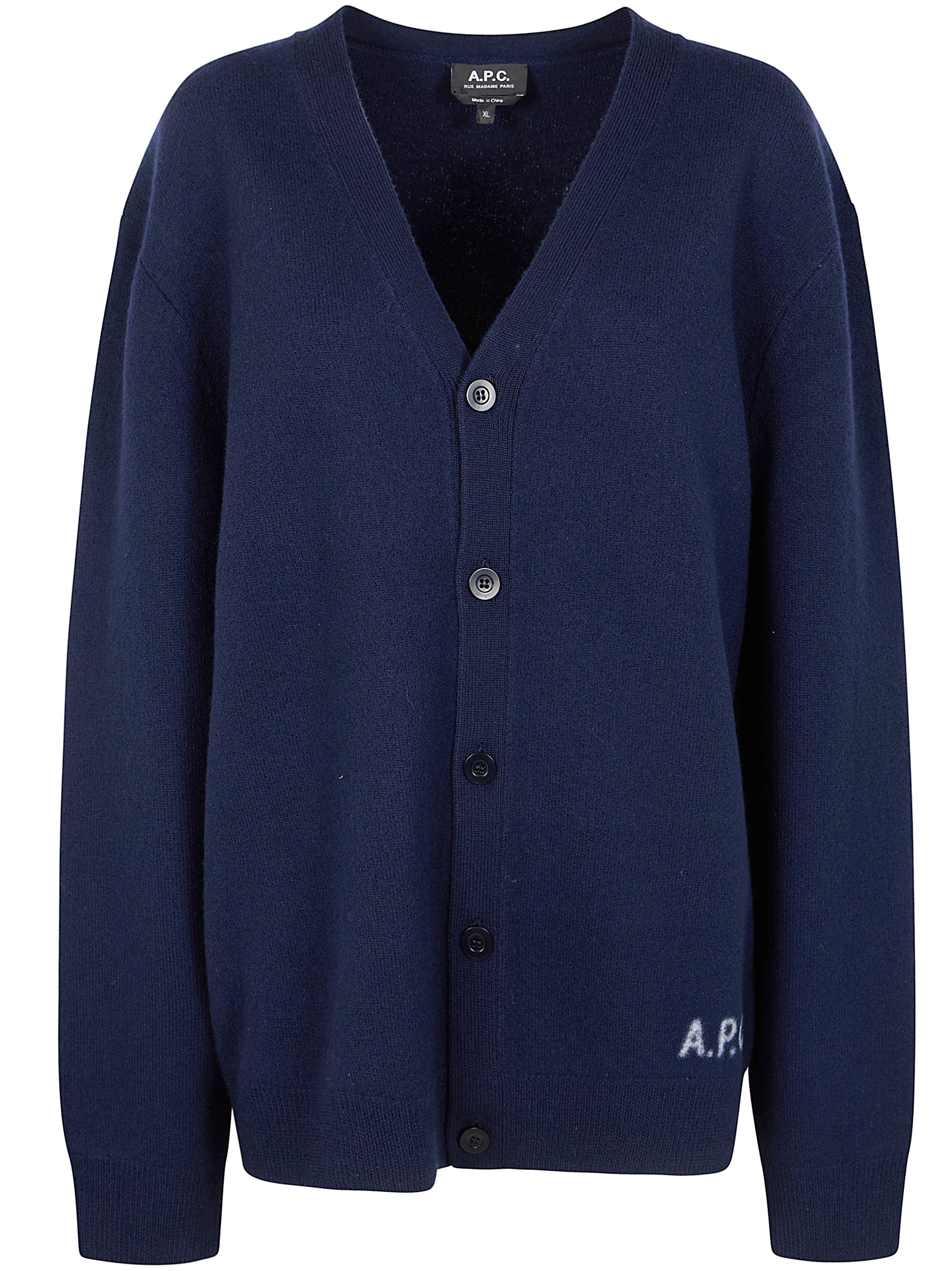 "KENNY" CARDIGAN A.P.C. BLUE XL