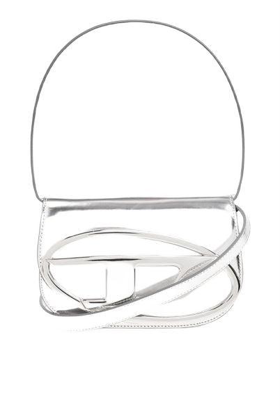 1DR LEATHER SHOULDER BAG Diesel silver TU