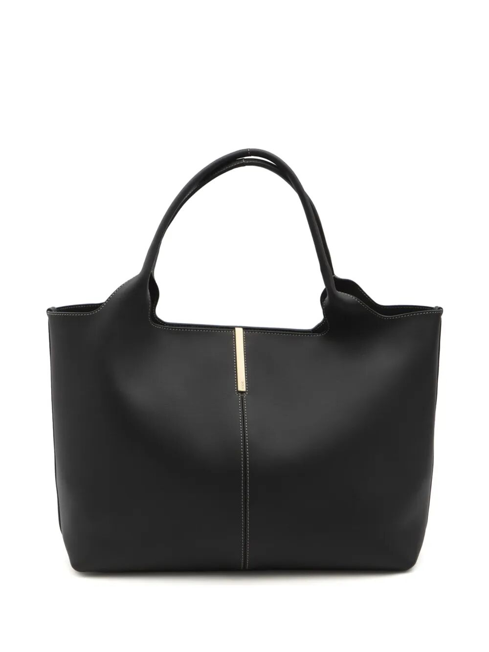 MEDIUM-SMALL LEATHER SHOPPING BAG Tod's BLACK UNICA