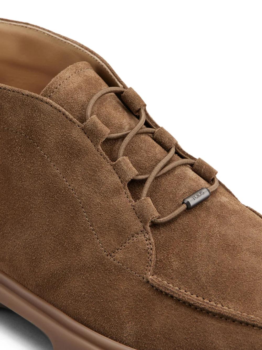 SUEDE LEATHER ANKLE BOOTS Tod's