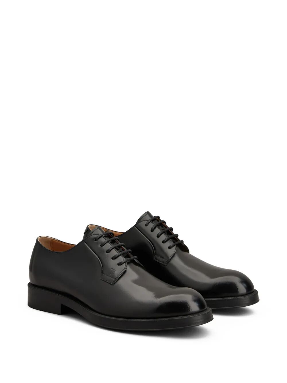 ALMOND TOE LEATHER DERBY Tod's