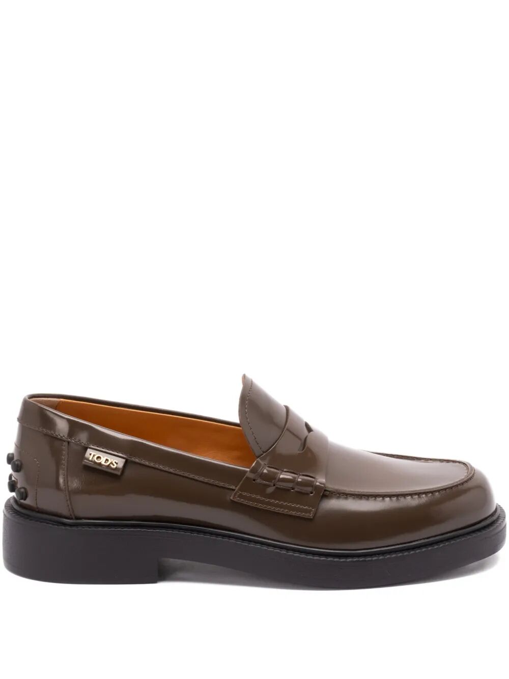 SHADED FINISHING LEATHER PENNY LOAFERS Tod's BROWN 41