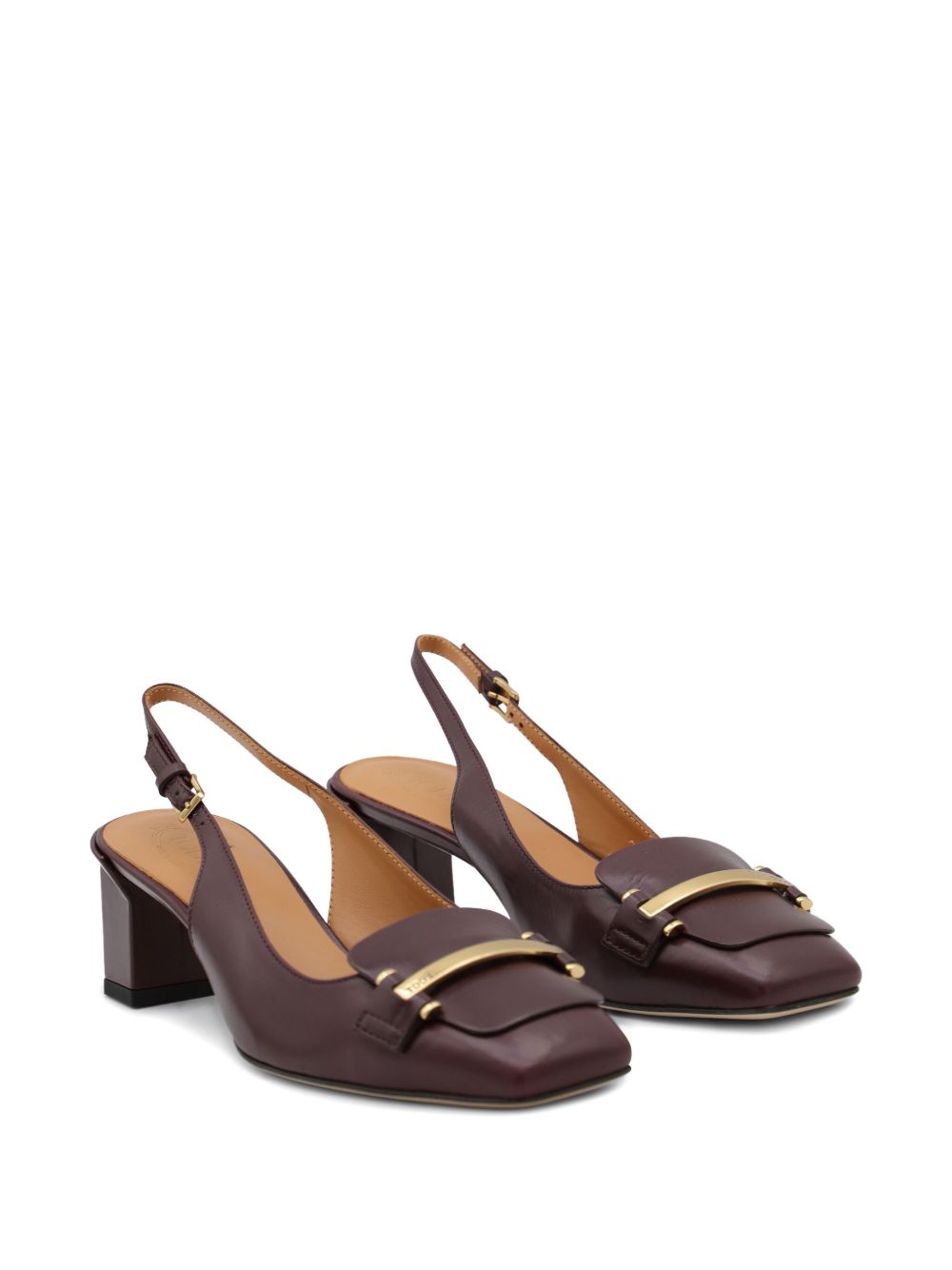 LEATHER SLINGBACK PUMPS Tod's