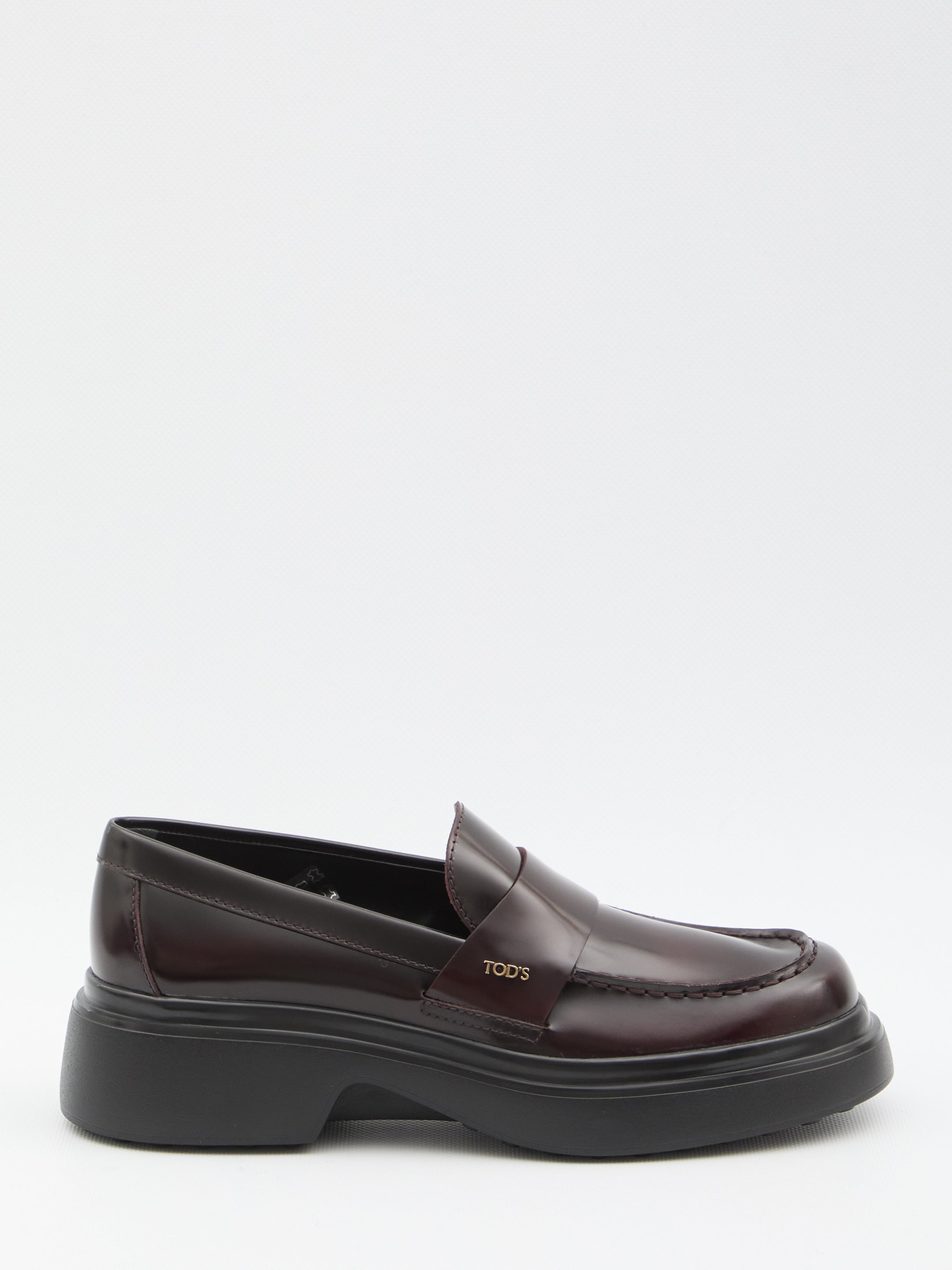 LEATHER LOAFER Tod's BROWN 36