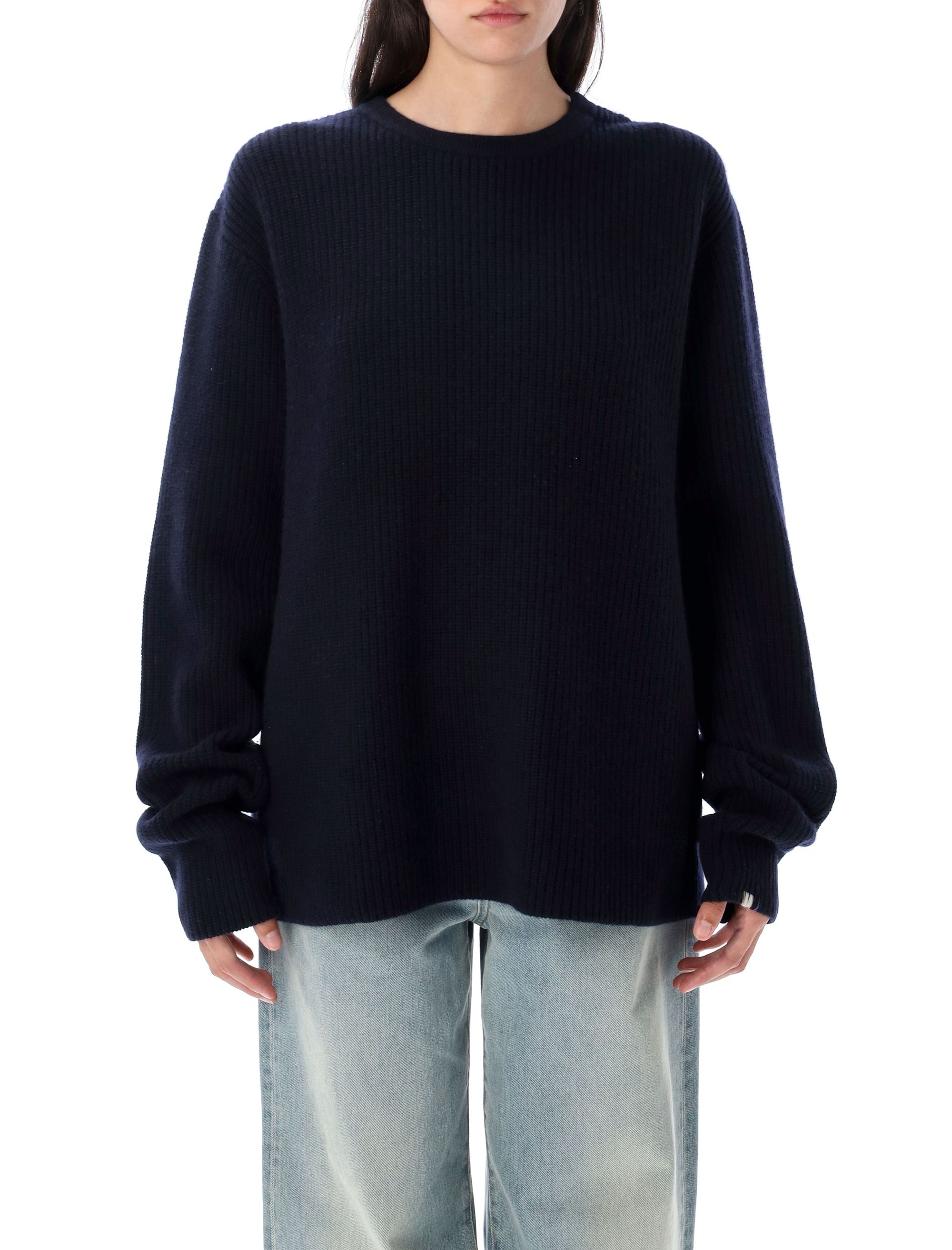 N°356 YOU RIB CASHMERE SWEATER EXTREME CASHMERE NAVY U