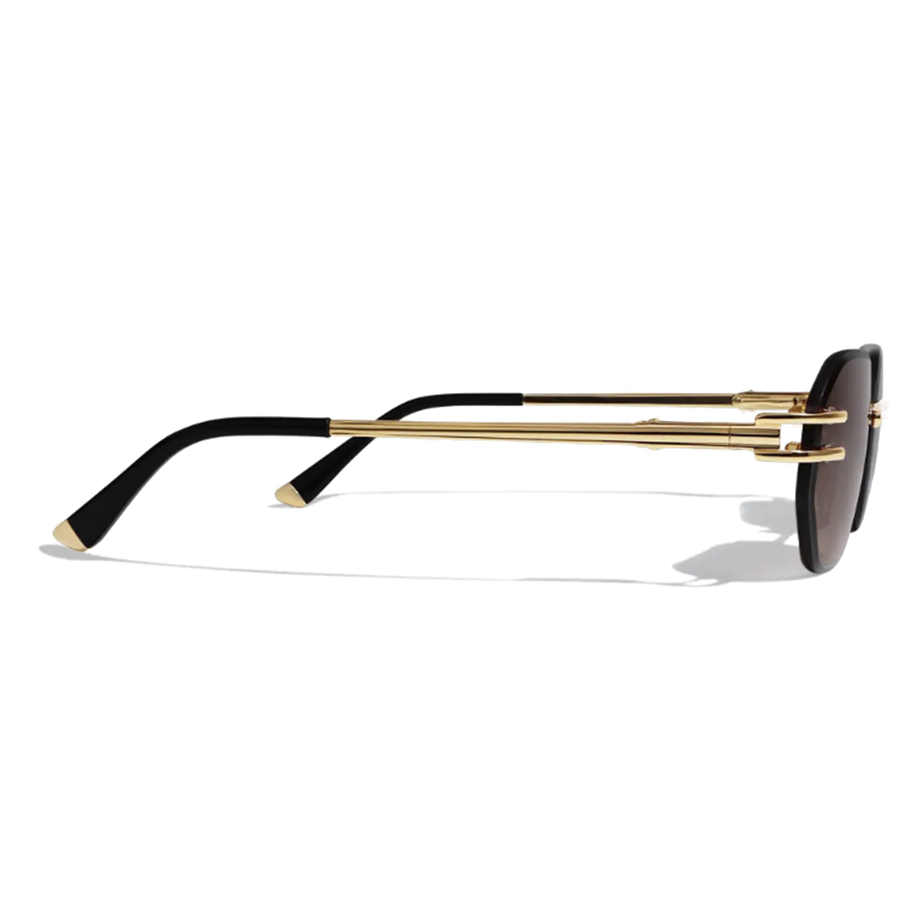 Dore Rectangle Rimless Sunglasses Sunglasses Cossino