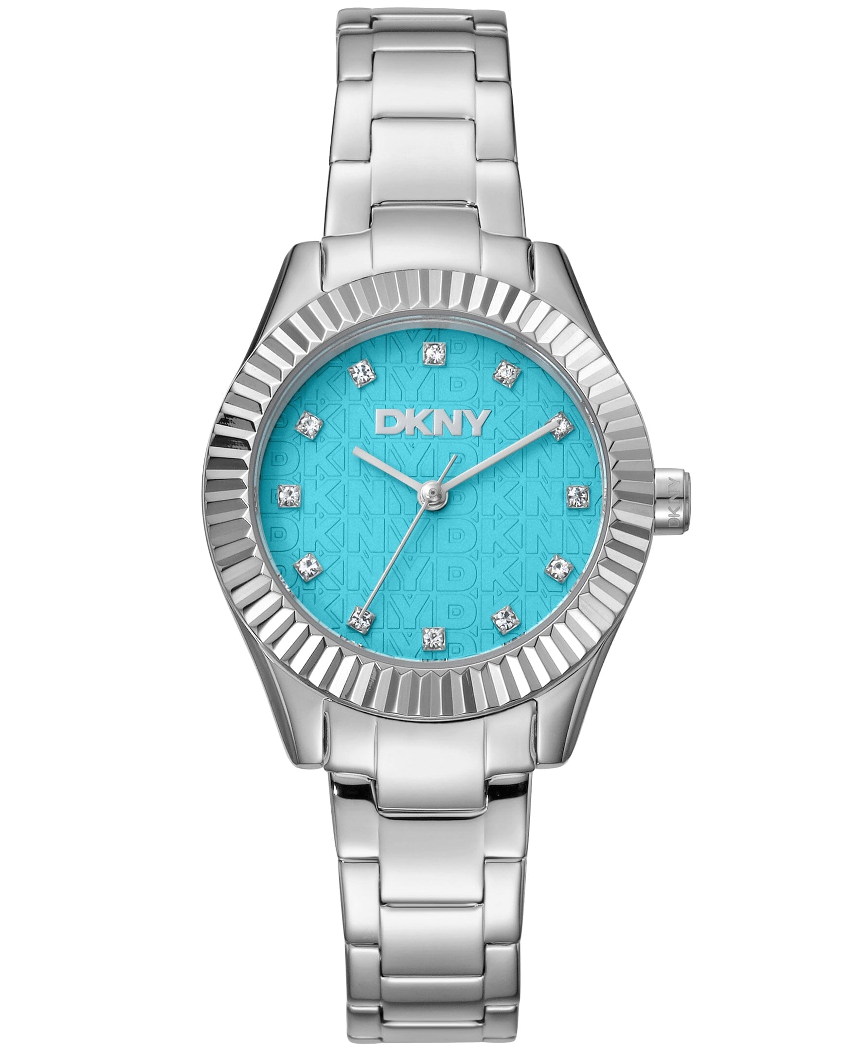 EVERYDAY Chambers Glitz Light Blue Womens Watch DKNY