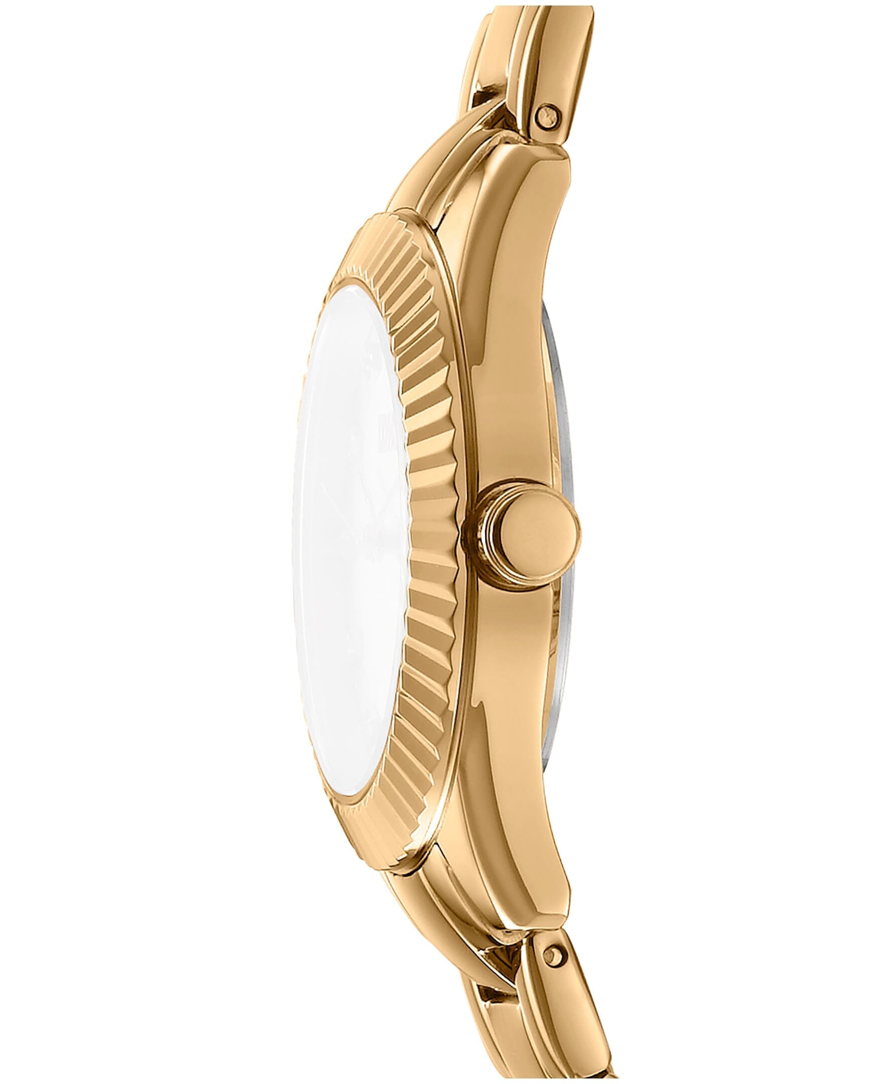 EVERYDAY Chambers Glitz Silver Dial Gold Women's Watch DKNY