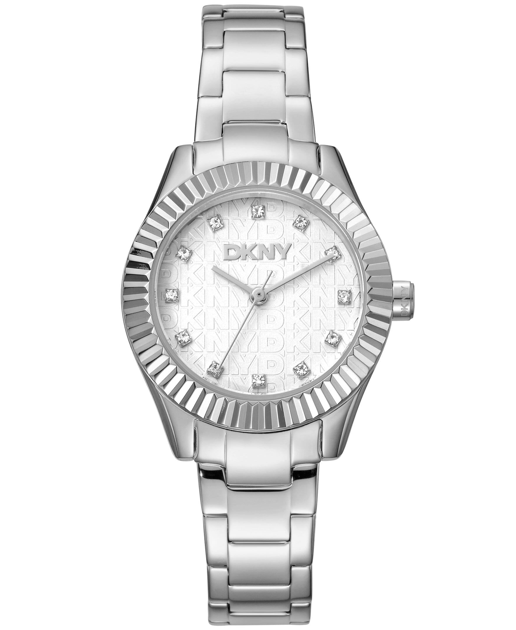 EVERYDAY Chambers Glitz Silver Dial Women's Watch DKNY