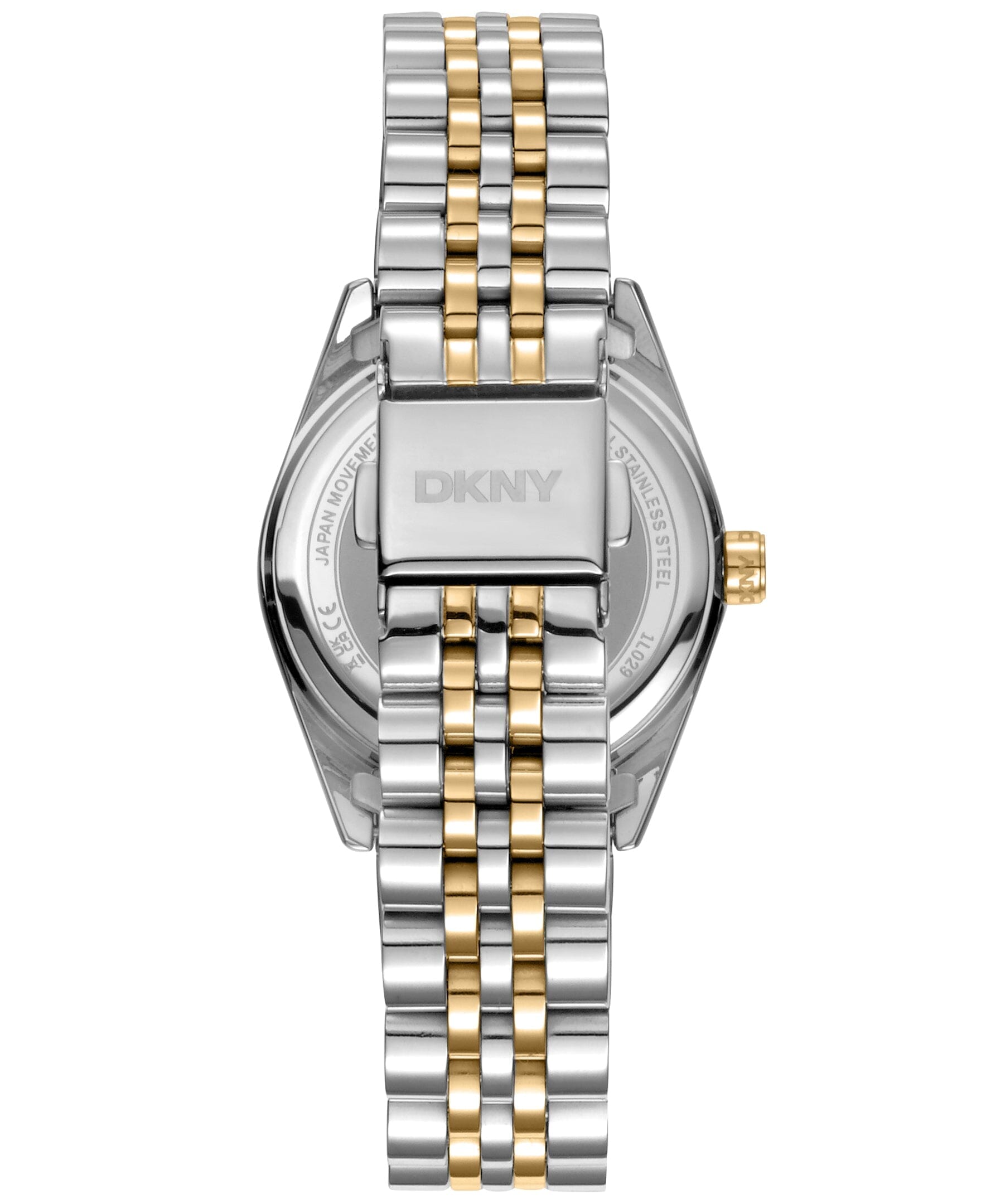 EVERYDAY Nolita Midi Two Tone Silver & Gold White MOP Women's Watch DKNY
