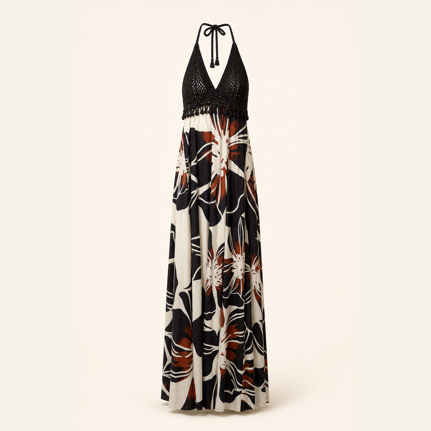 Navy blue dress by Lord & Taylor Heritage, flat product view